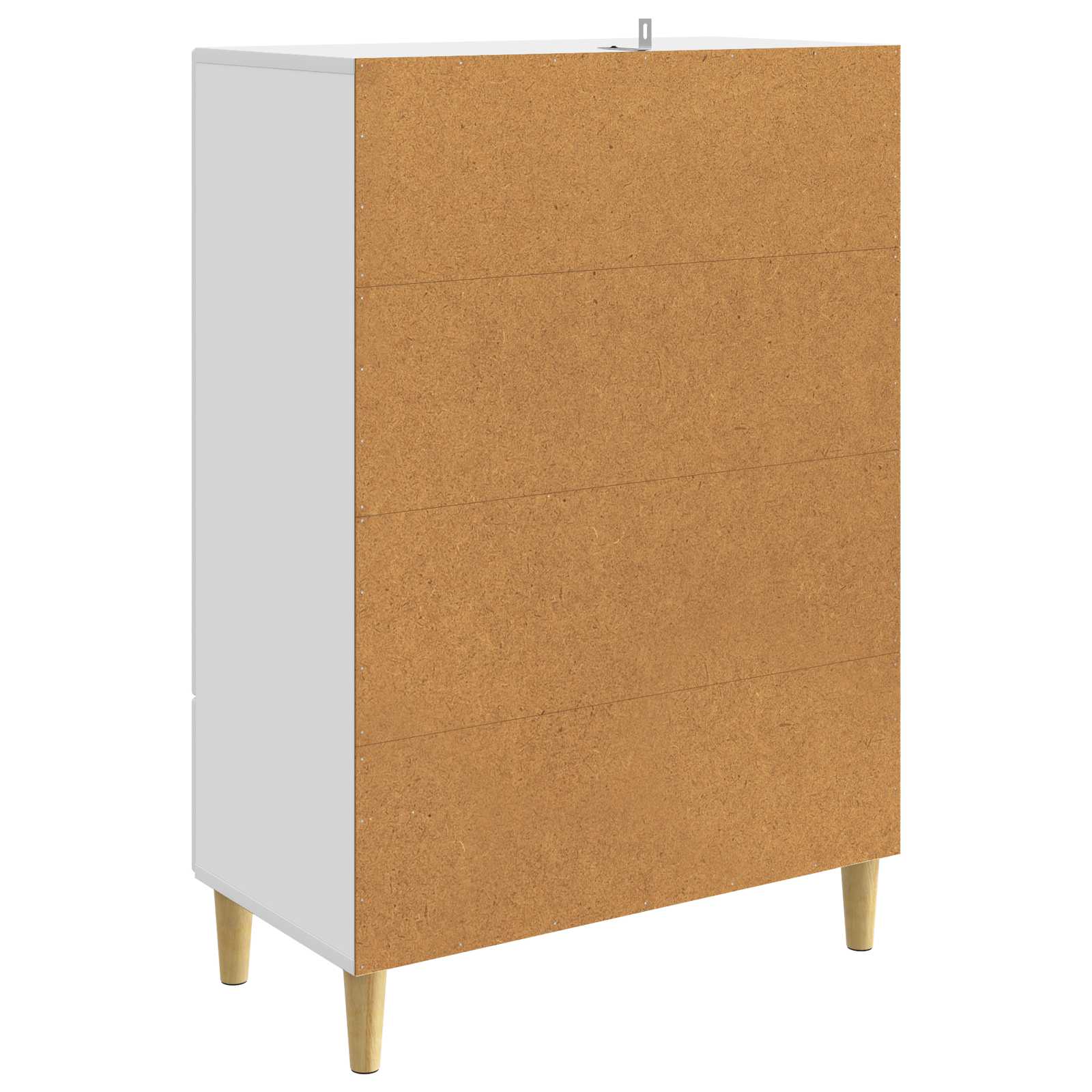 Dressoir Wit 66 x 34,5 x 95 cm Bewerkt hout is nu te koop bij PeponiXL, paradijselijk wonen!