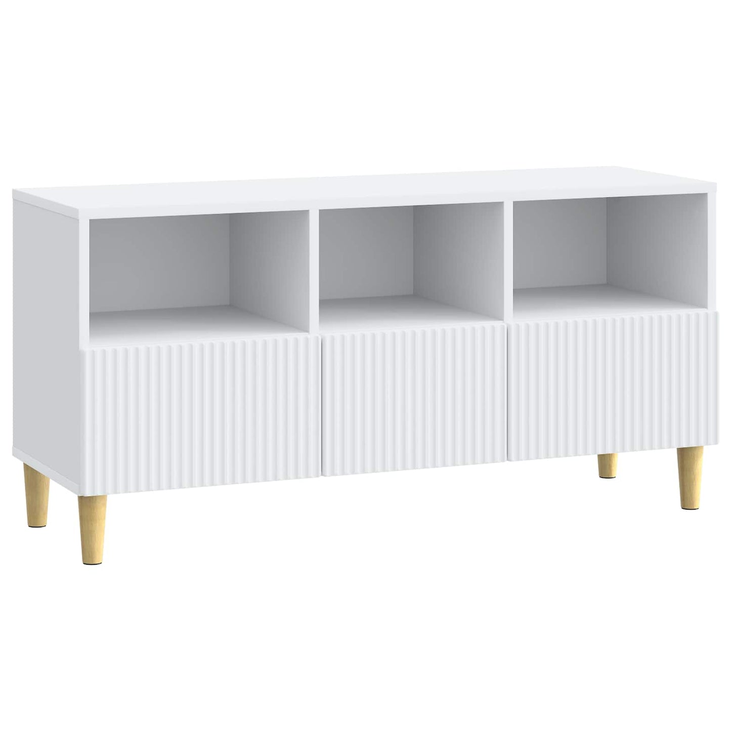 TV-kast met lade Wit 102 x 34,5 x 50 cm Bewerkt hout is nu te koop bij PeponiXL, paradijselijk wonen!