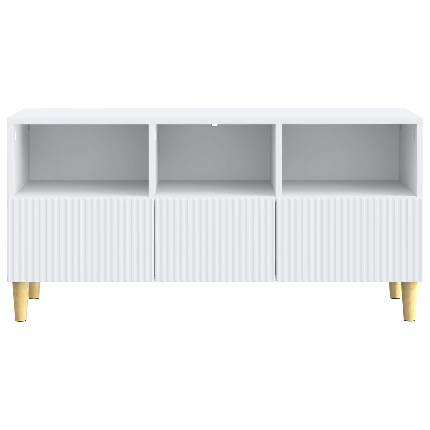 TV-kast met lade Wit 102 x 34,5 x 50 cm Bewerkt hout is nu te koop bij PeponiXL, paradijselijk wonen!