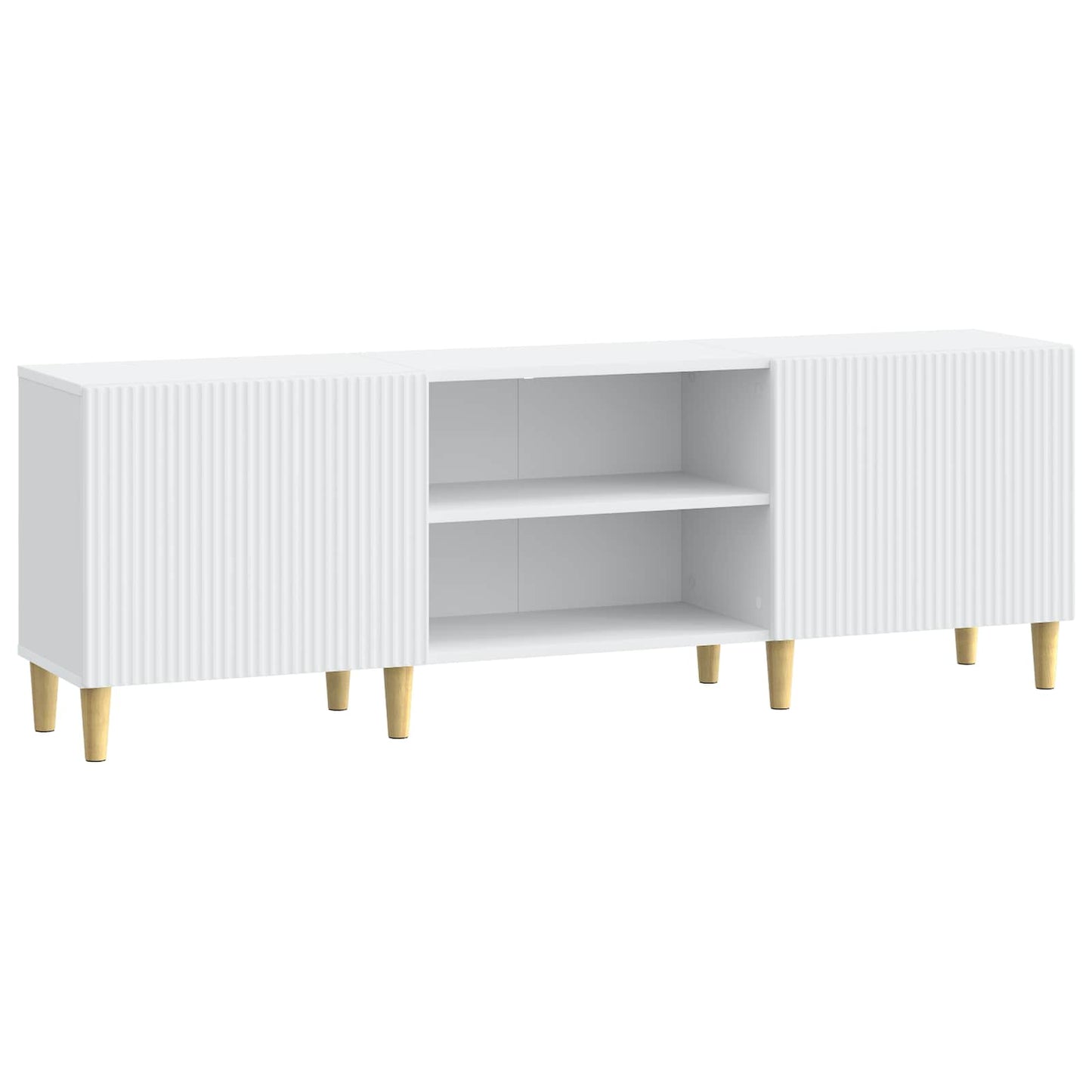TV-kast Wit 150 x 31 x 50 cm Bewerkt hout is nu te koop bij PeponiXL, paradijselijk wonen!