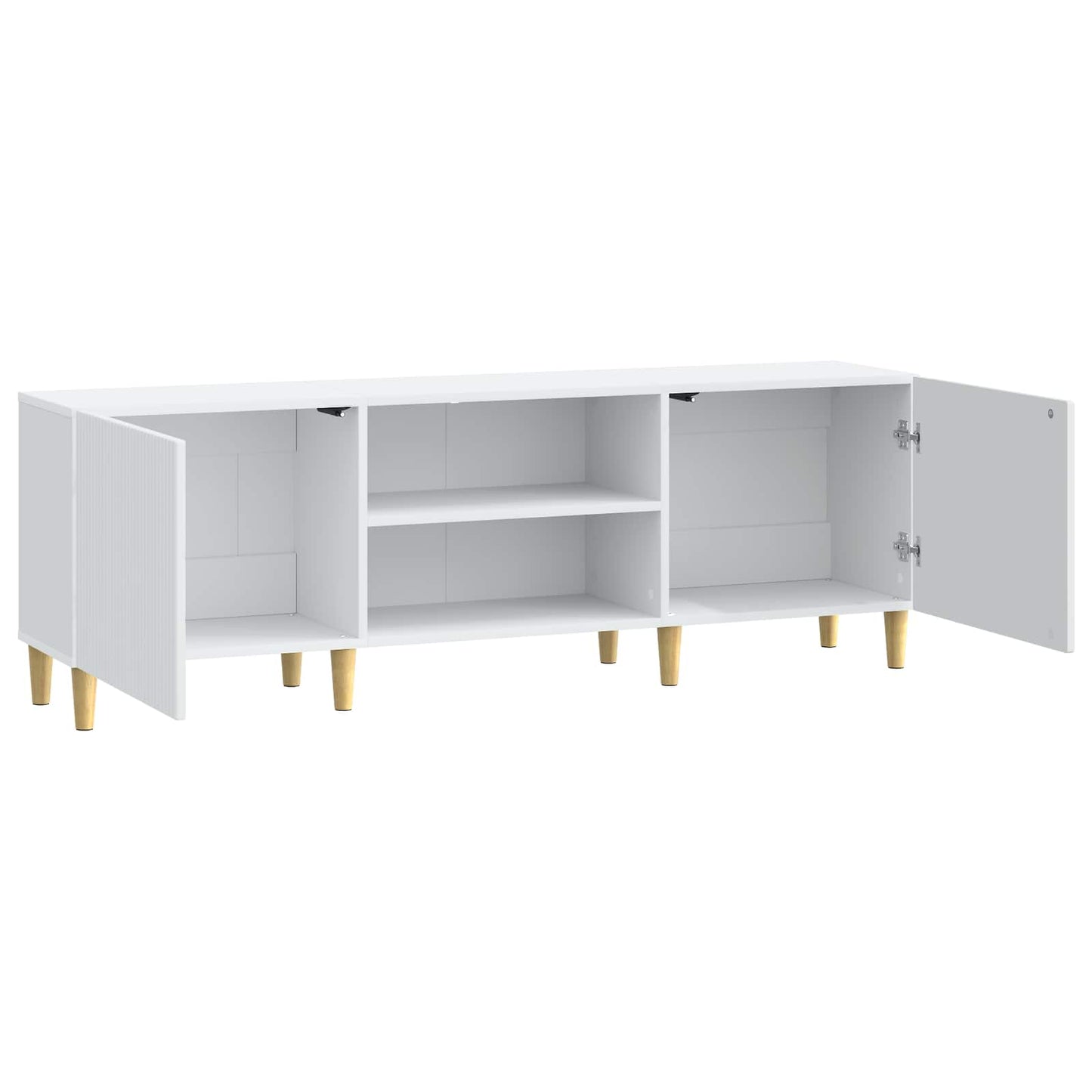 TV-kast Wit 150 x 31 x 50 cm Bewerkt hout is nu te koop bij PeponiXL, paradijselijk wonen!