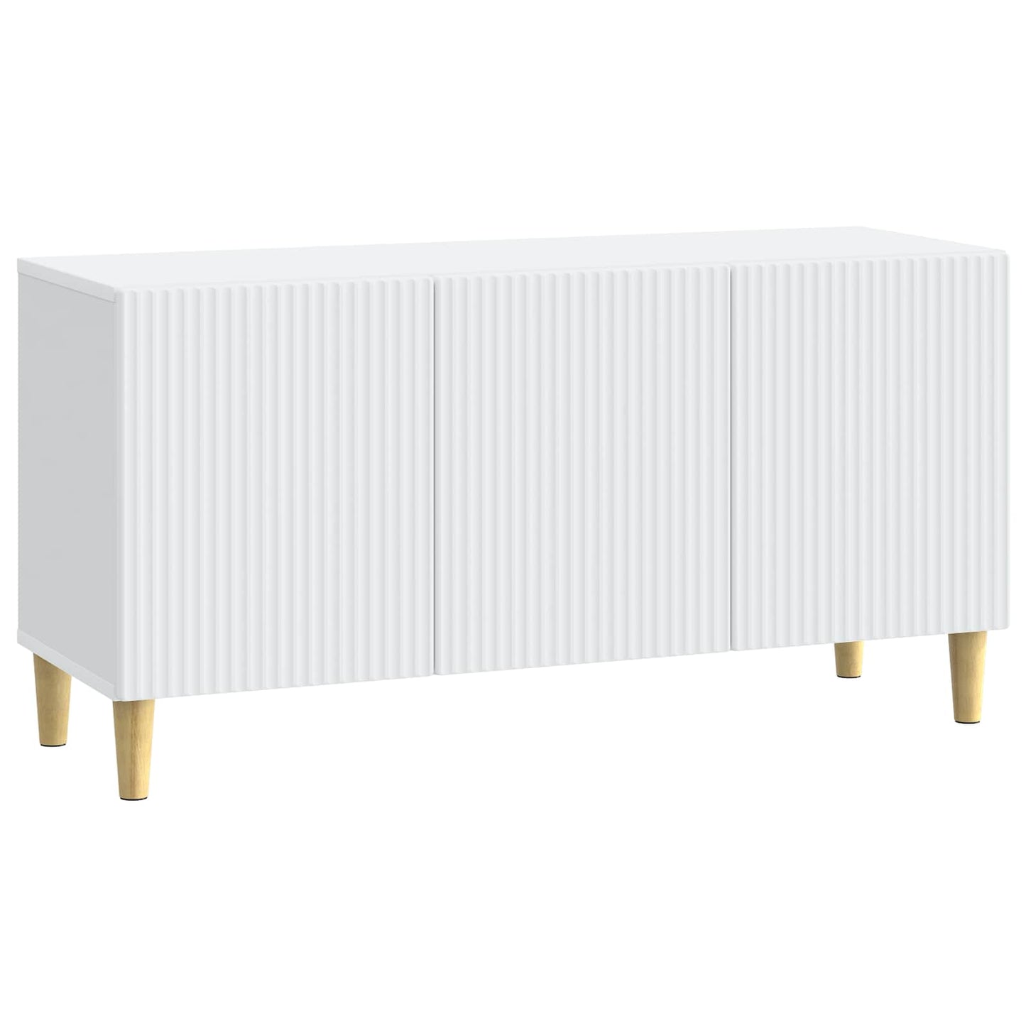 TV-kast Wit 99 x 34,5 x 50 cm Bewerkt hout is nu te koop bij PeponiXL, paradijselijk wonen!