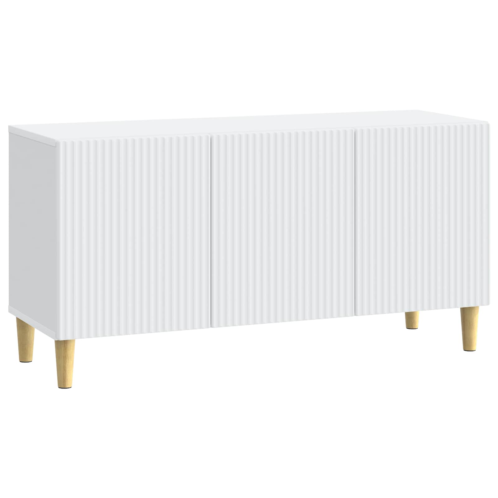 TV-kast Wit 99 x 34,5 x 50 cm Bewerkt hout is nu te koop bij PeponiXL, paradijselijk wonen!