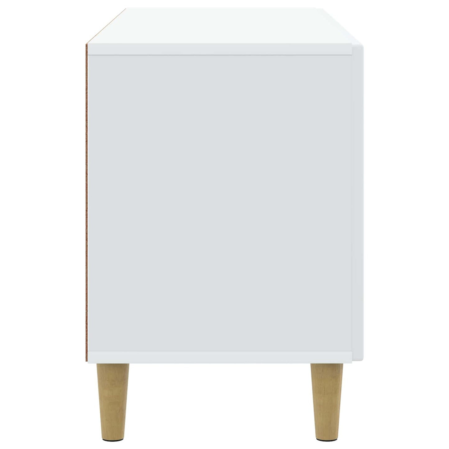 TV-kast Wit 99 x 34,5 x 50 cm Bewerkt hout is nu te koop bij PeponiXL, paradijselijk wonen!