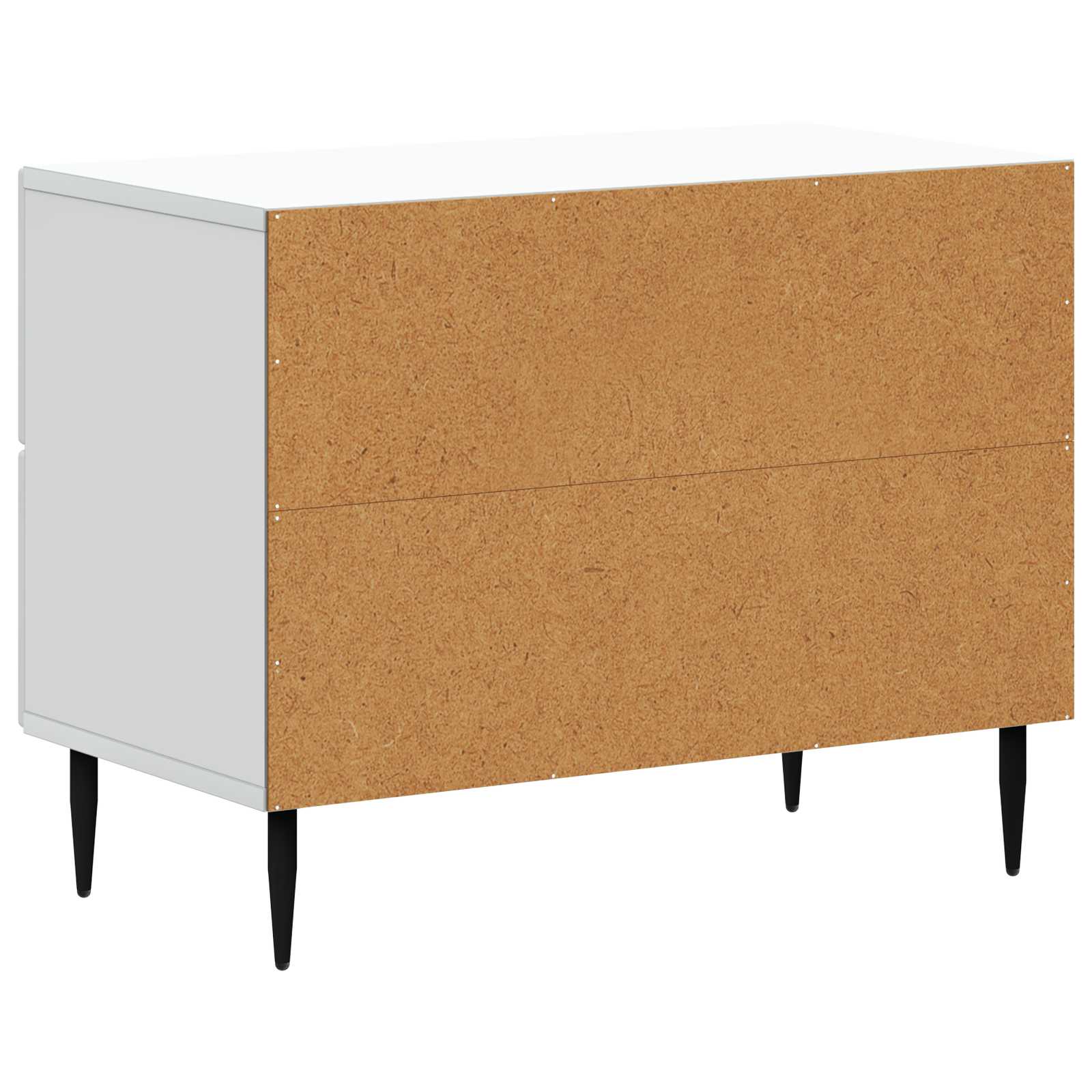 Nachtkastje met lade Wit 62 x 34,5 x 47,5 cm Bewerkt hout is nu te koop bij PeponiXL, paradijselijk wonen!