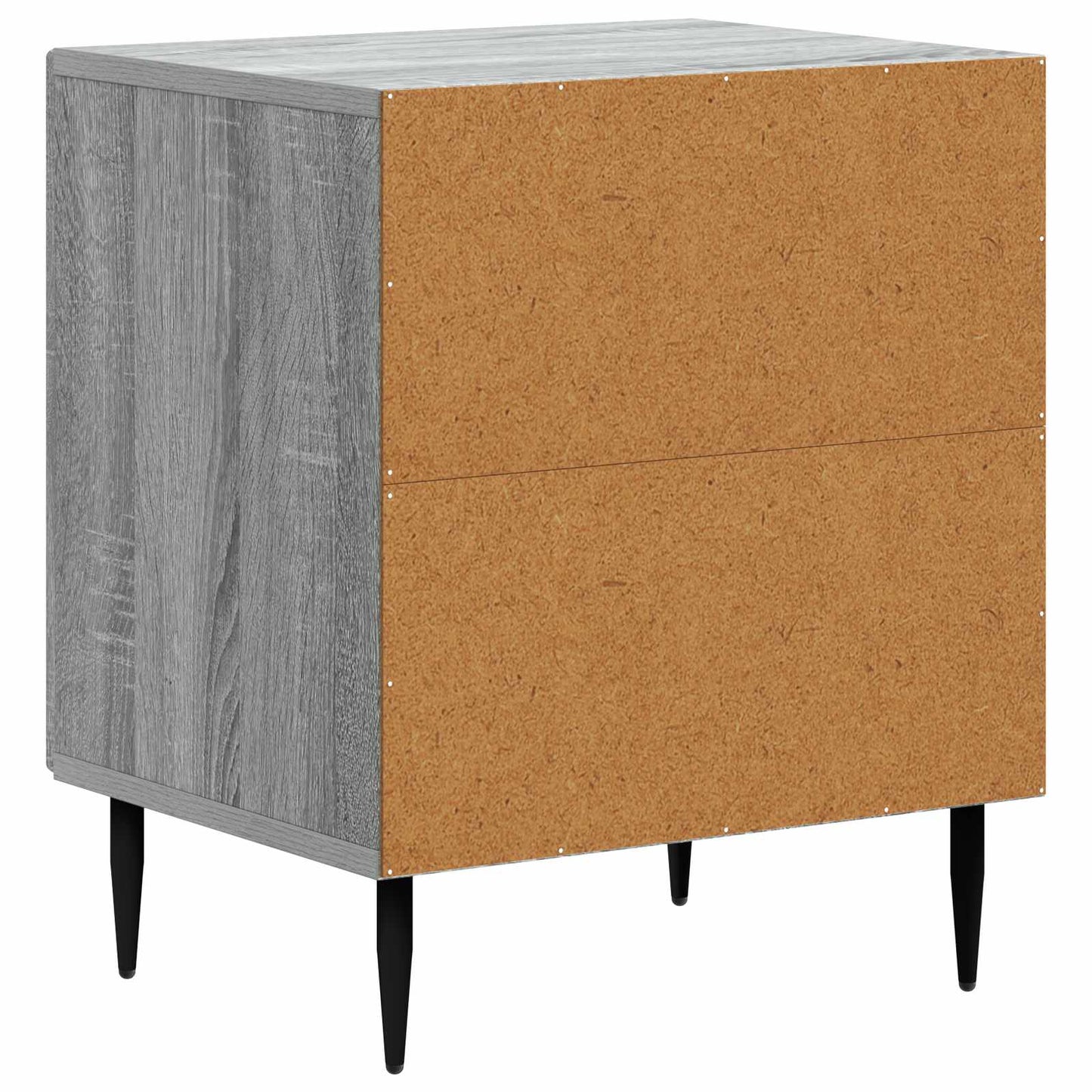 Nachtkastje Grijs sonoma 43 x 34,5 x 50 cm Bewerkt hout is nu te koop bij PeponiXL, paradijselijk wonen!