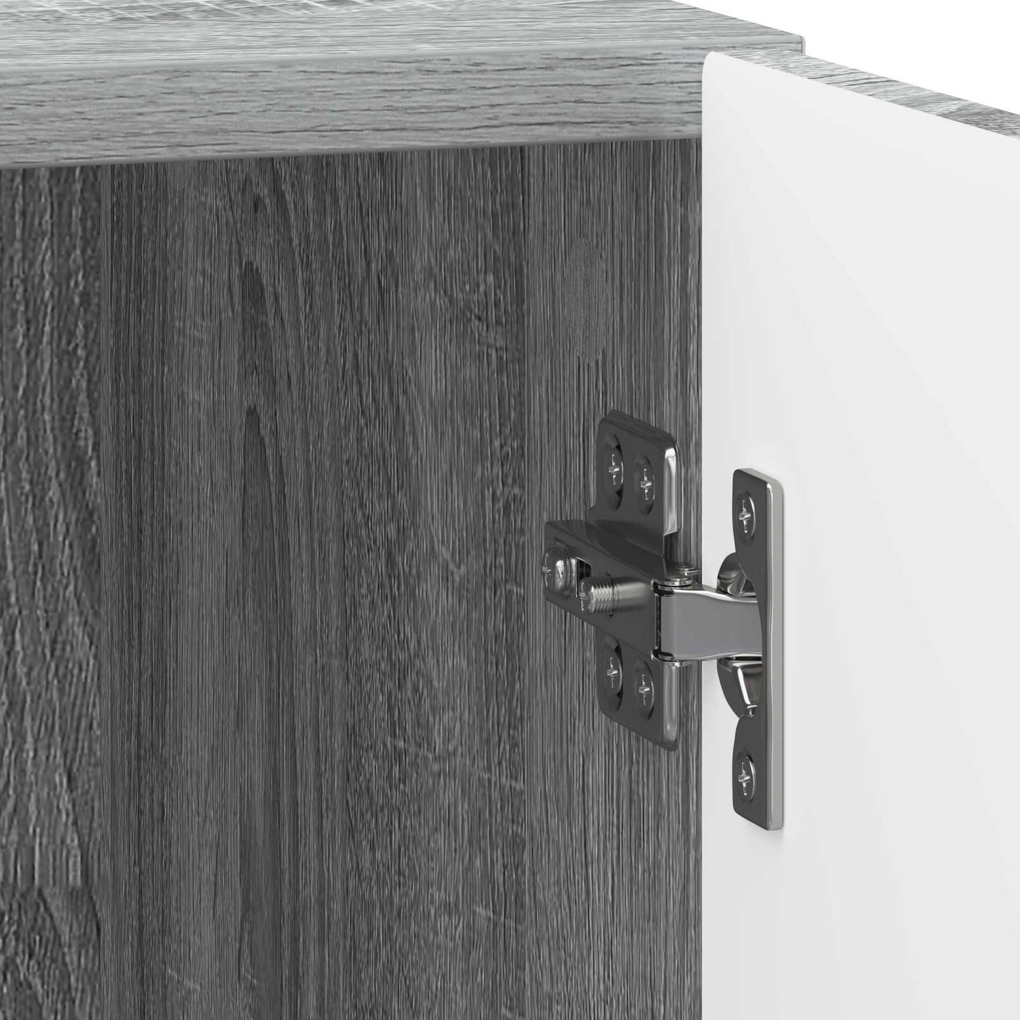 Nachtkastje 2 pcs Grijs sonoma 43 x 34,5 x 50 cm Bewerkt hout is nu te koop bij PeponiXL, paradijselijk wonen!
