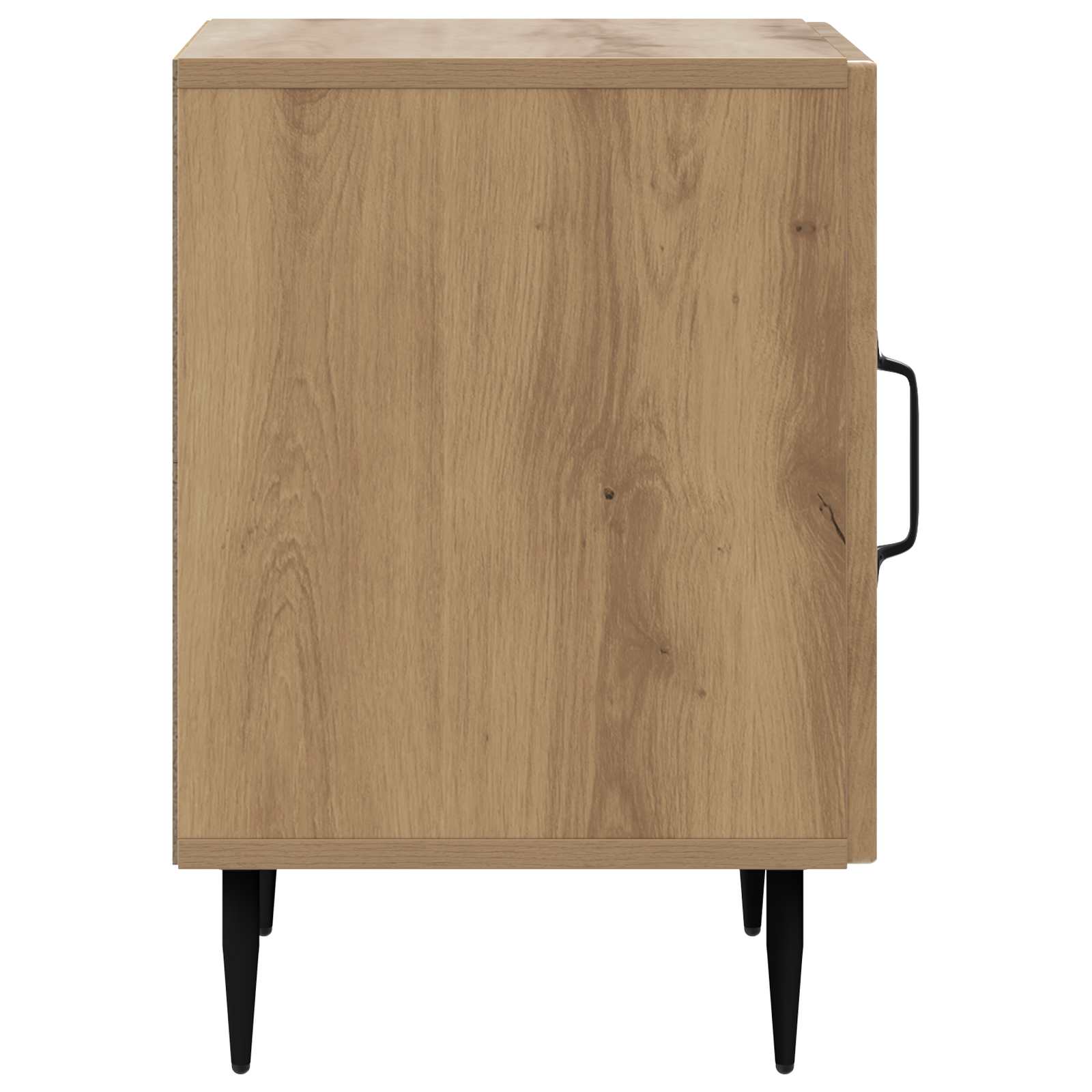 Nachtkastje 2 pcs Artisanaal eiken 43 x 34,5 x 50 cm is nu te koop bij PeponiXL, paradijselijk wonen!