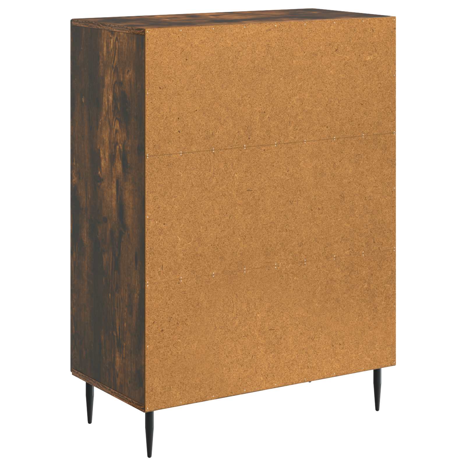 Dressoir Gerookt eiken 66 x 34,5 x 89,5 cm Bewerkt hout is nu te koop bij PeponiXL, paradijselijk wonen!
