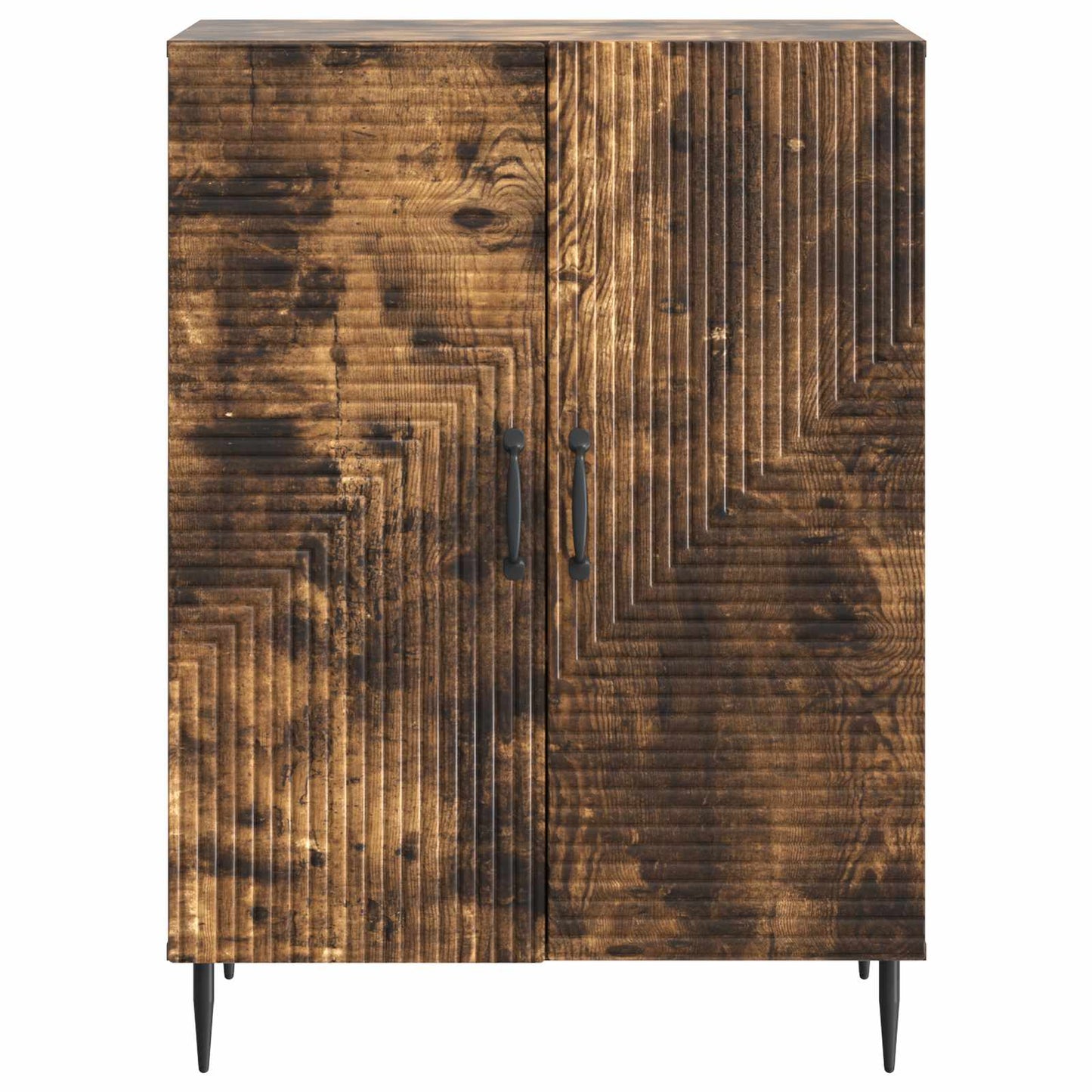 Dressoir Gerookt eiken 66 x 34,5 x 89,5 cm Bewerkt hout is nu te koop bij PeponiXL, paradijselijk wonen!