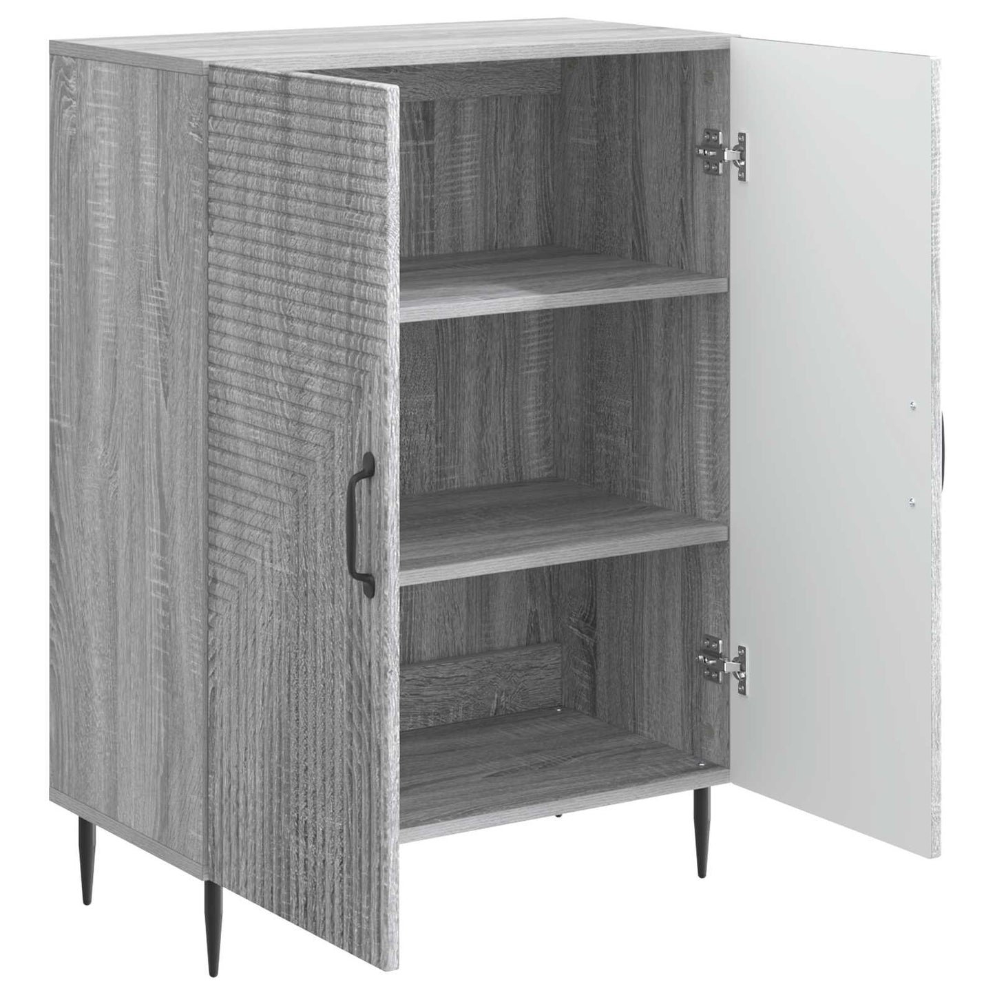 Dressoir Grijs sonoma 66 x 34,5 x 89,5 cm Bewerkt hout is nu te koop bij PeponiXL, paradijselijk wonen!