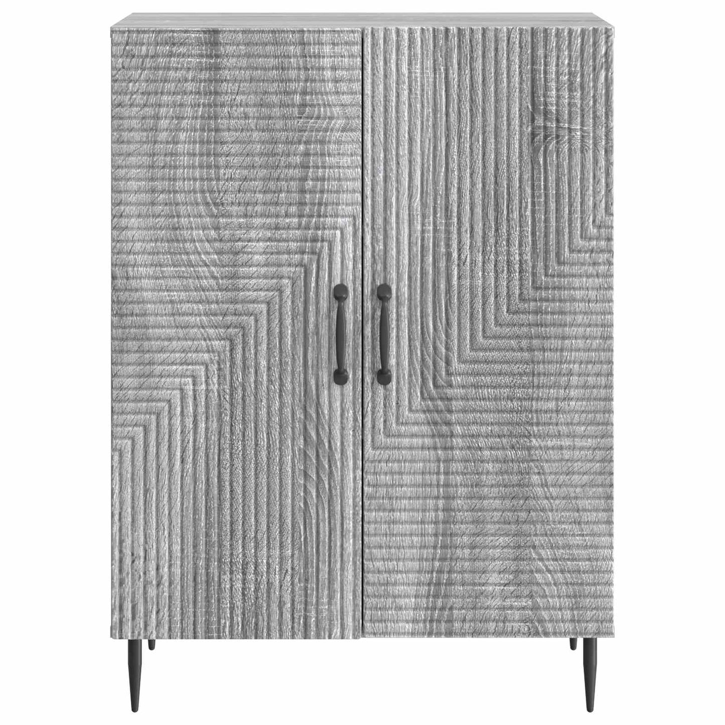 Dressoir Grijs sonoma 66 x 34,5 x 89,5 cm Bewerkt hout is nu te koop bij PeponiXL, paradijselijk wonen!