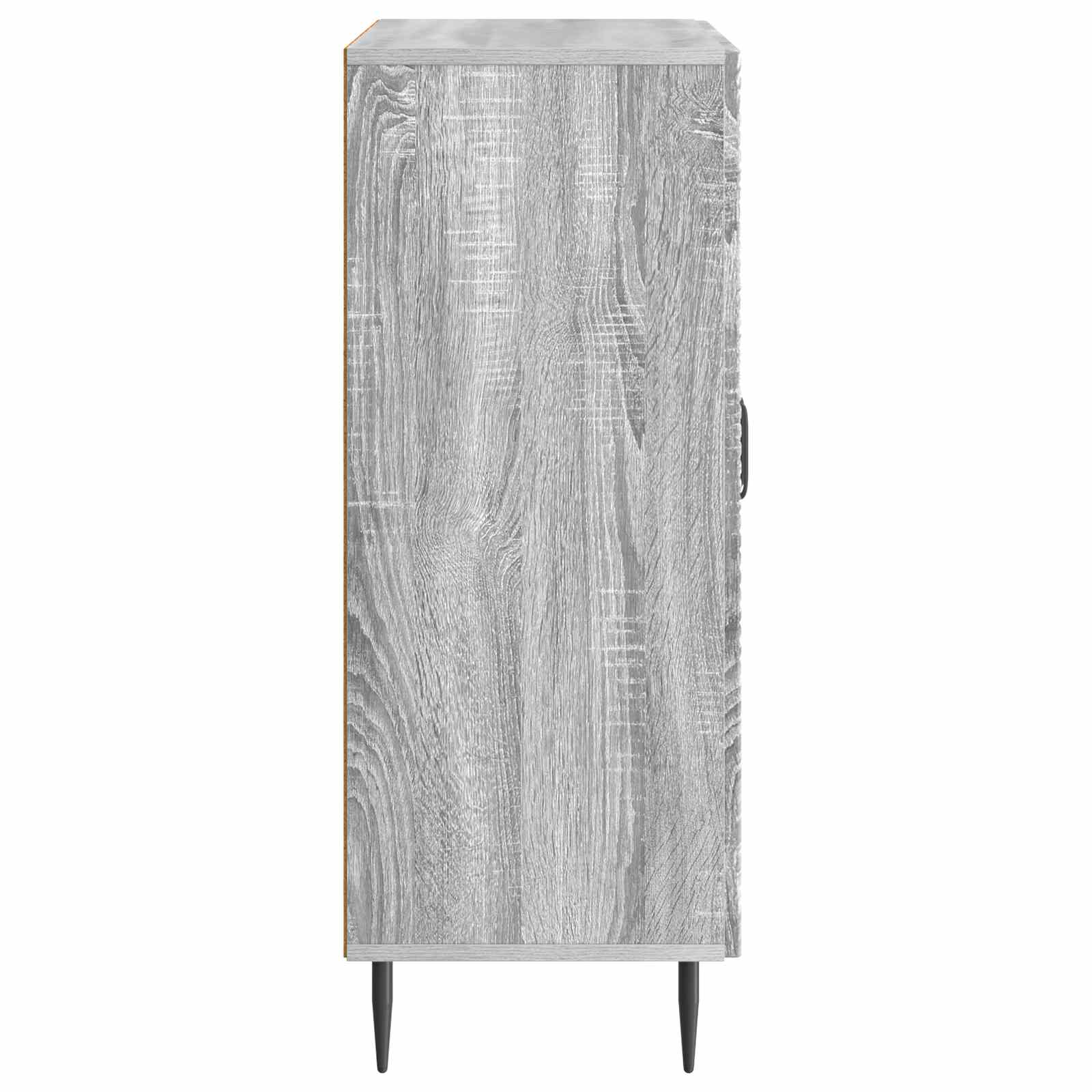 Dressoir Grijs sonoma 66 x 34,5 x 89,5 cm Bewerkt hout is nu te koop bij PeponiXL, paradijselijk wonen!