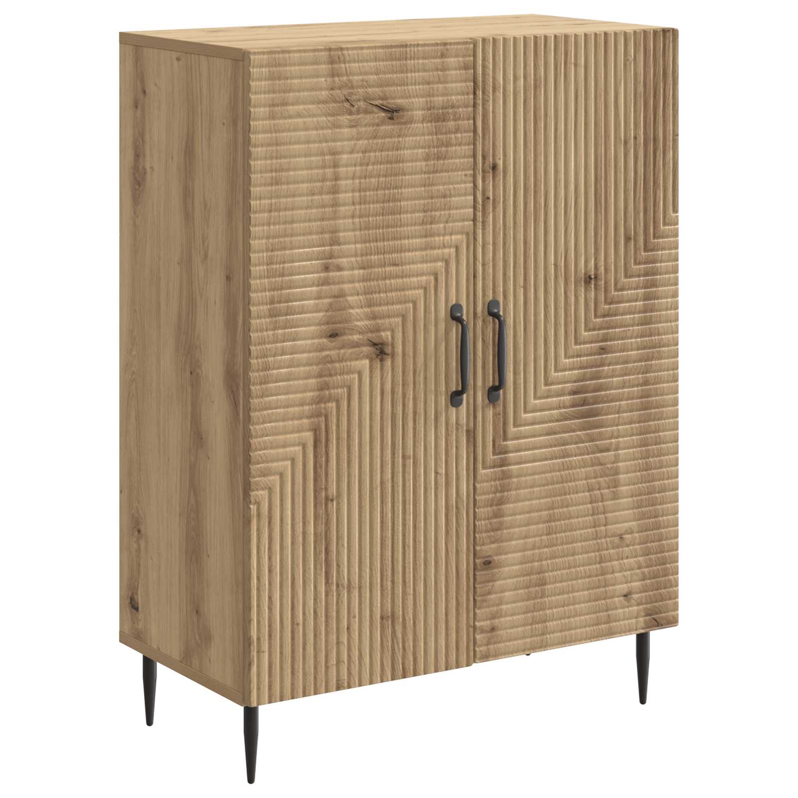 Dressoir Artisanaal eiken 66 x 34,5 x 89,5 cm Bewerkt hout is nu te koop bij PeponiXL, paradijselijk wonen!