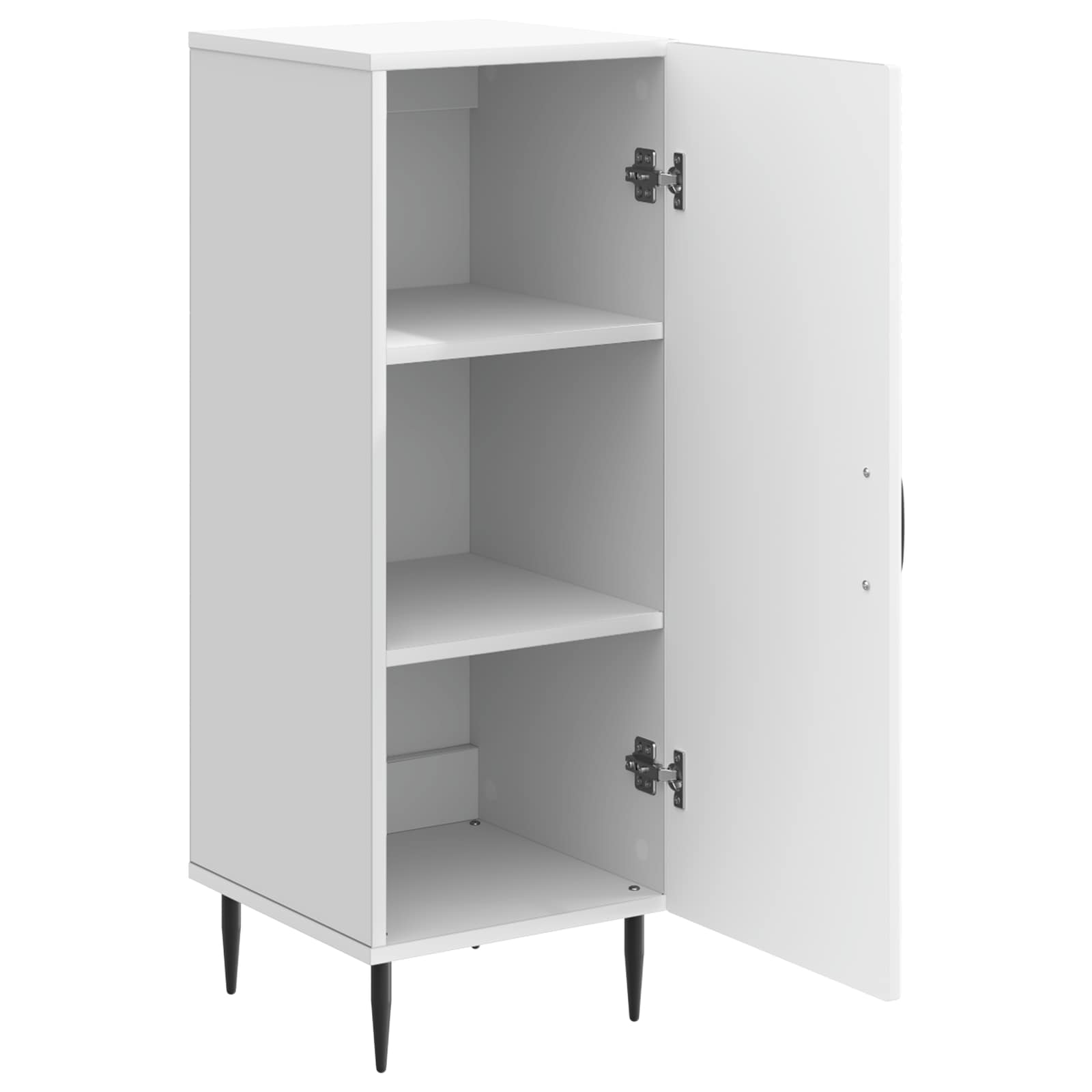Dressoir Wit 33 x 34,5 x 89,5 cm Bewerkt hout is nu te koop bij PeponiXL, paradijselijk wonen!