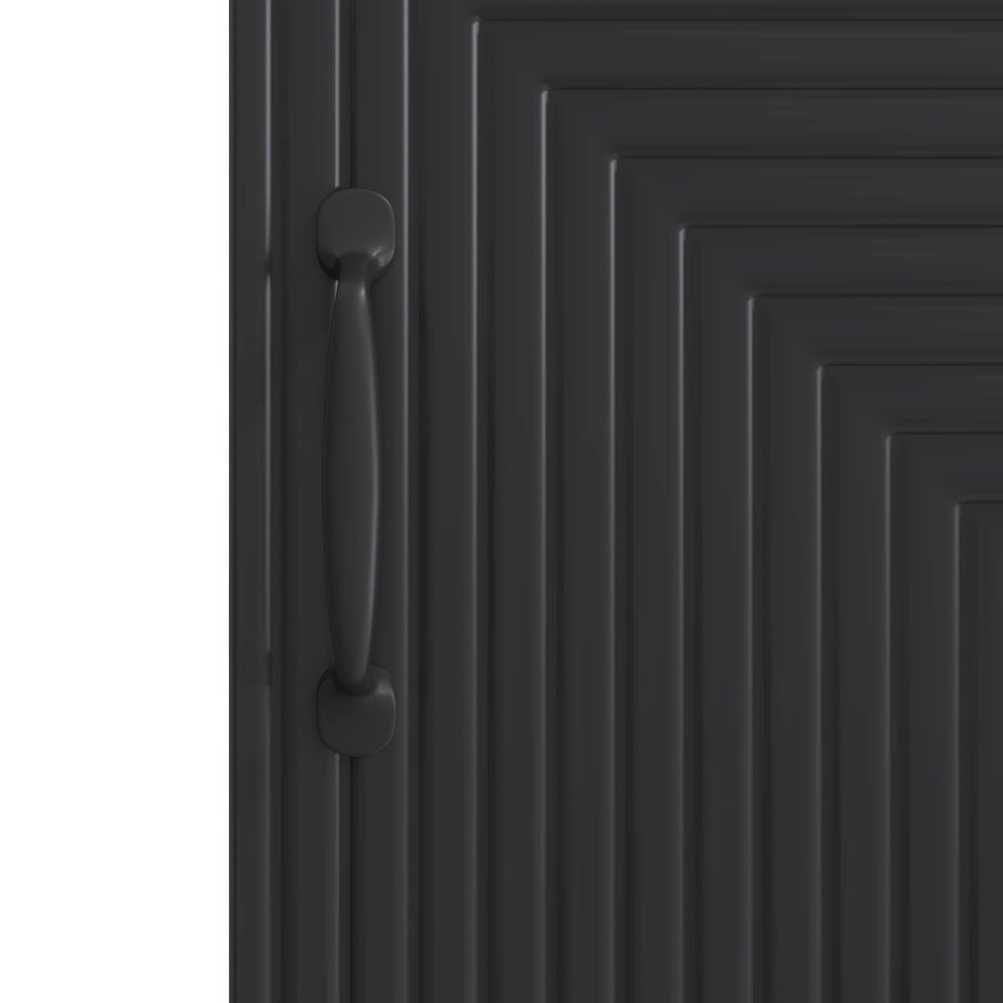 Dressoir Zwart 33 x 34,5 x 89,5 cm Bewerkt hout is nu te koop bij PeponiXL, paradijselijk wonen!