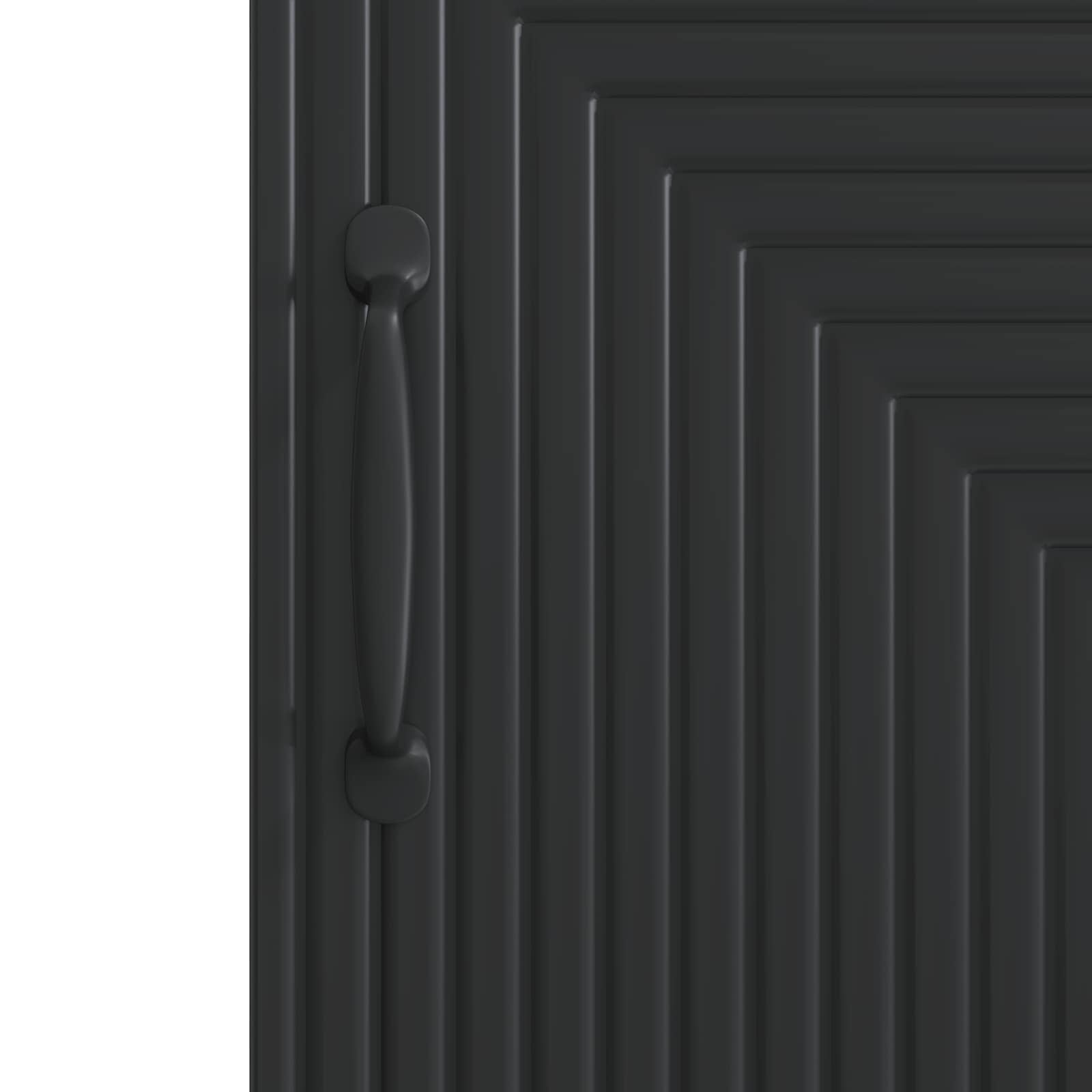 Dressoir Zwart 33 x 34,5 x 89,5 cm Bewerkt hout is nu te koop bij PeponiXL, paradijselijk wonen!
