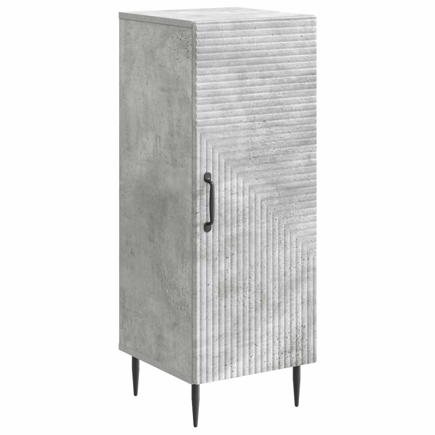 Dressoir Betongrijs 33 x 34,5 x 89,5 cm Bewerkt hout is nu te koop bij PeponiXL, paradijselijk wonen!