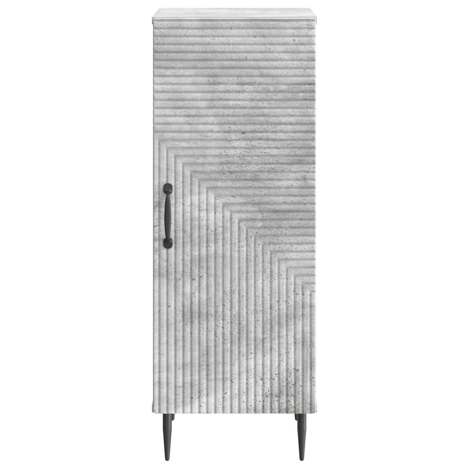 Dressoir Betongrijs 33 x 34,5 x 89,5 cm Bewerkt hout is nu te koop bij PeponiXL, paradijselijk wonen!