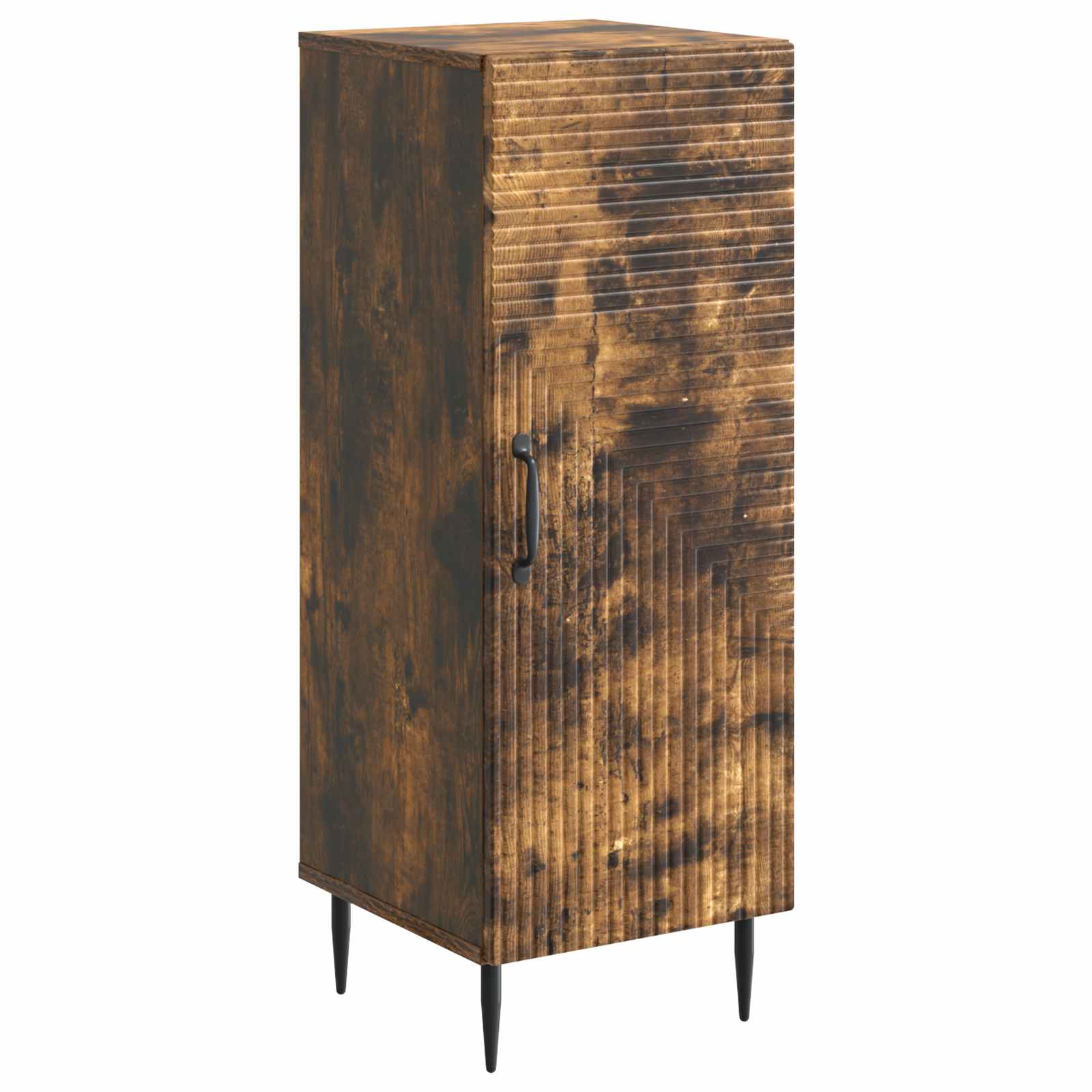 Dressoir Gerookt eiken 33 x 34,5 x 89,5 cm Bewerkt hout is nu te koop bij PeponiXL, paradijselijk wonen!
