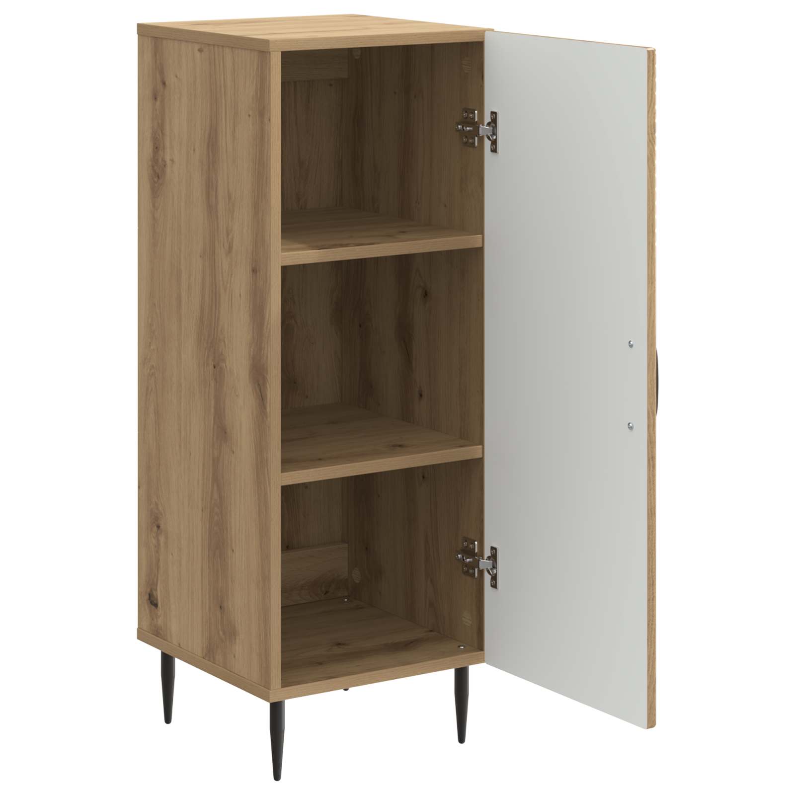 Dressoir Artisanaal eiken 33 x 34,5 x 89,5 cm Bewerkt hout is nu te koop bij PeponiXL, paradijselijk wonen!