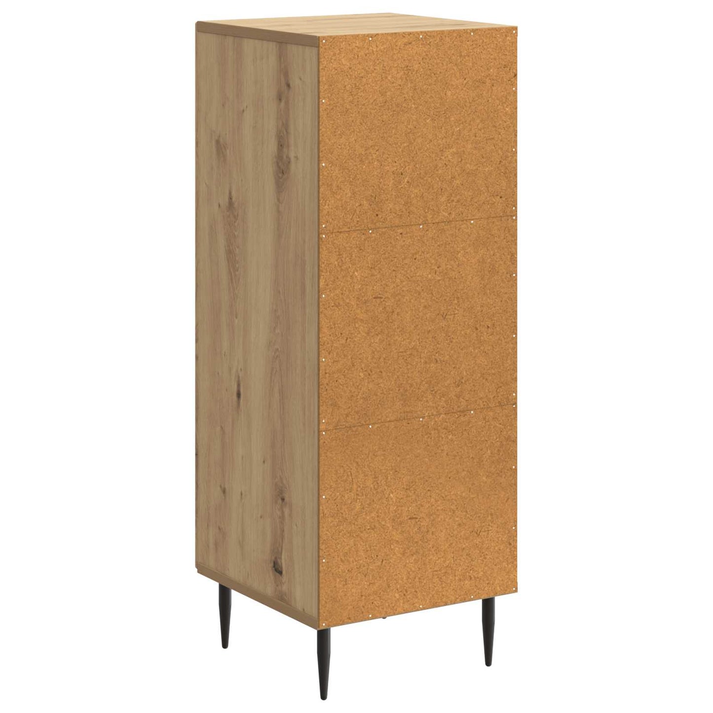 Dressoir Artisanaal eiken 33 x 34,5 x 89,5 cm Bewerkt hout is nu te koop bij PeponiXL, paradijselijk wonen!