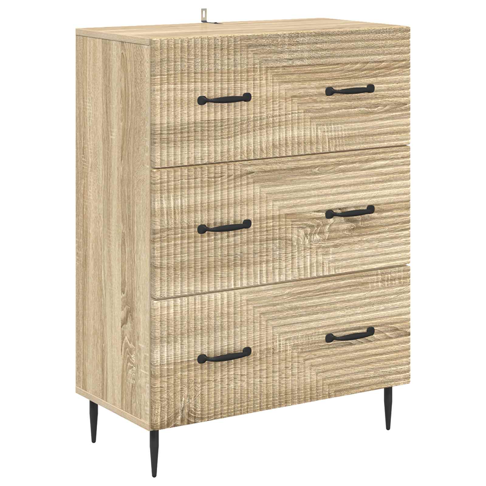 Ladenkast Sonoma Eiken 66 x 34,5 x 89,5 cm Bewerkt hout is nu te koop bij PeponiXL, paradijselijk wonen!