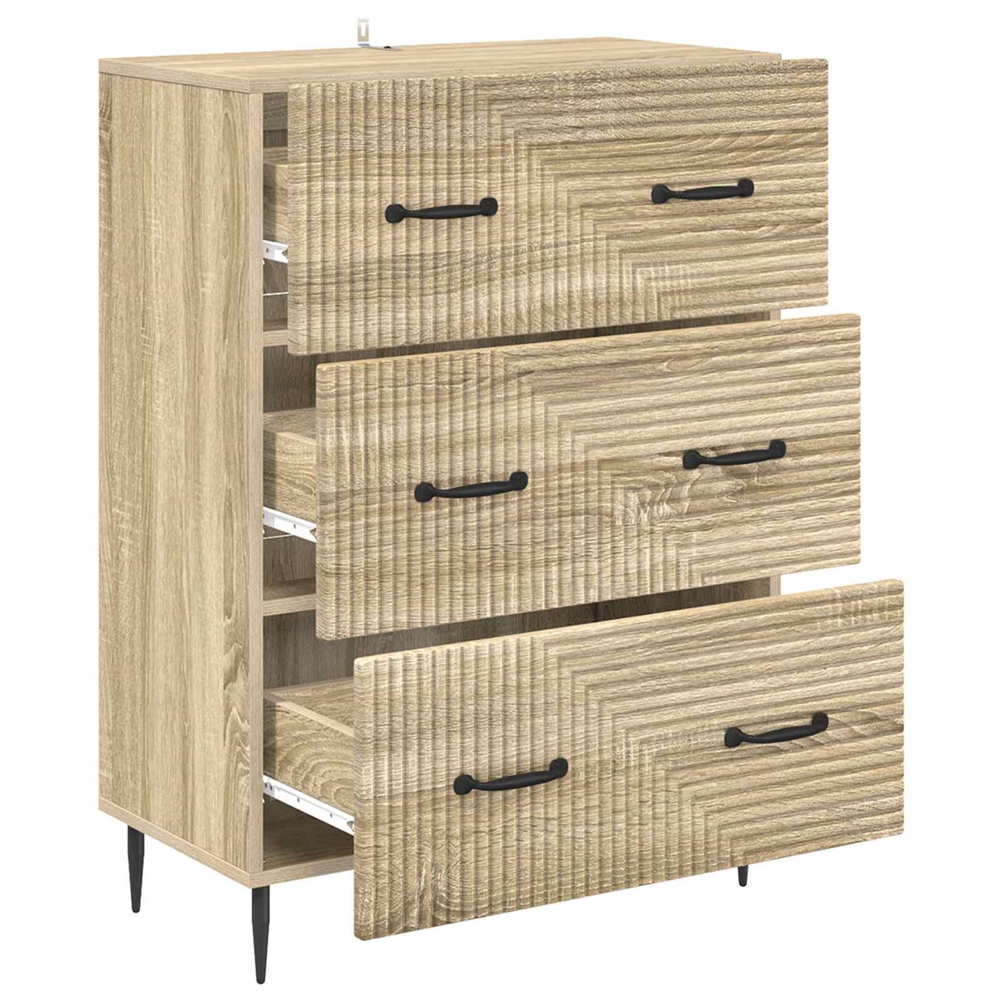 Ladenkast Sonoma Eiken 66 x 34,5 x 89,5 cm Bewerkt hout is nu te koop bij PeponiXL, paradijselijk wonen!