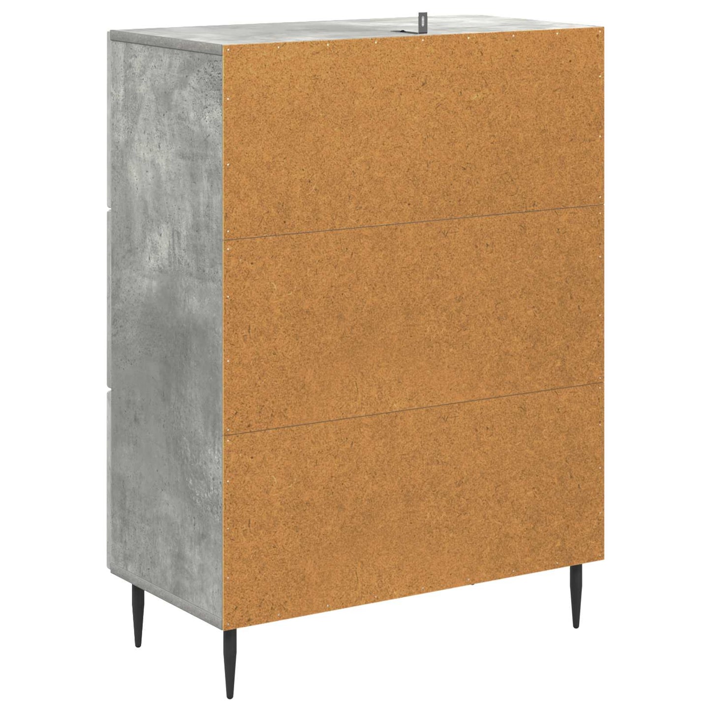 Ladenkast Betongrijs 66 x 34,5 x 89,5 cm Bewerkt hout is nu te koop bij PeponiXL, paradijselijk wonen!