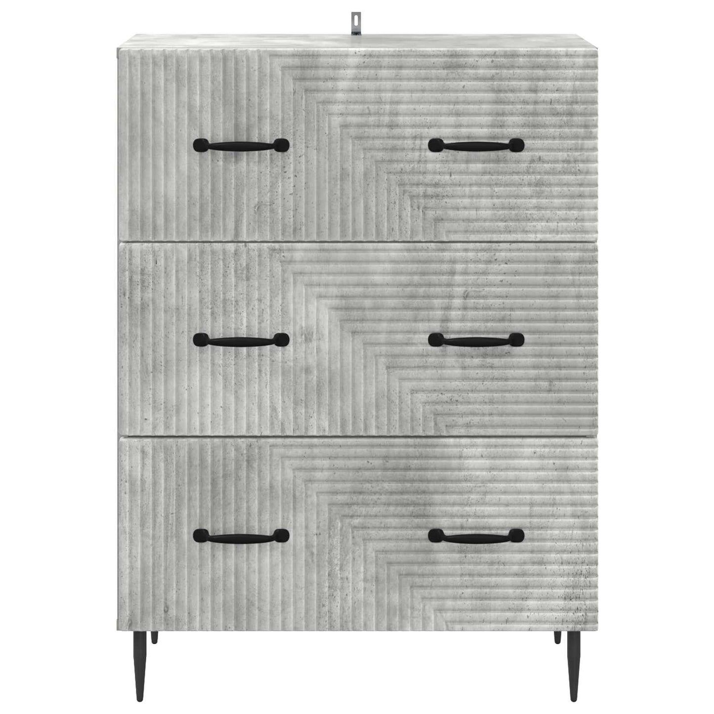 Ladenkast Betongrijs 66 x 34,5 x 89,5 cm Bewerkt hout is nu te koop bij PeponiXL, paradijselijk wonen!