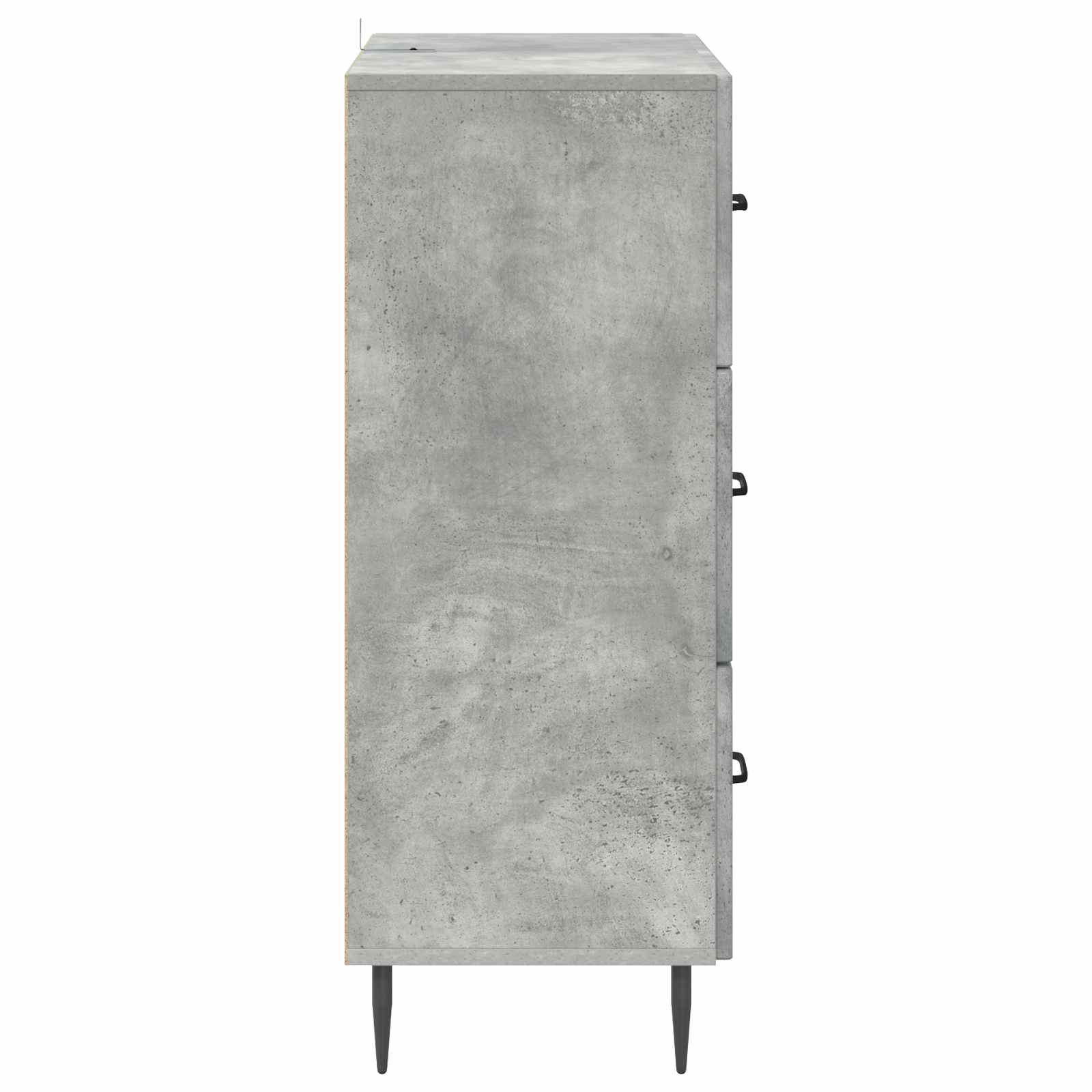 Ladenkast Betongrijs 66 x 34,5 x 89,5 cm Bewerkt hout is nu te koop bij PeponiXL, paradijselijk wonen!