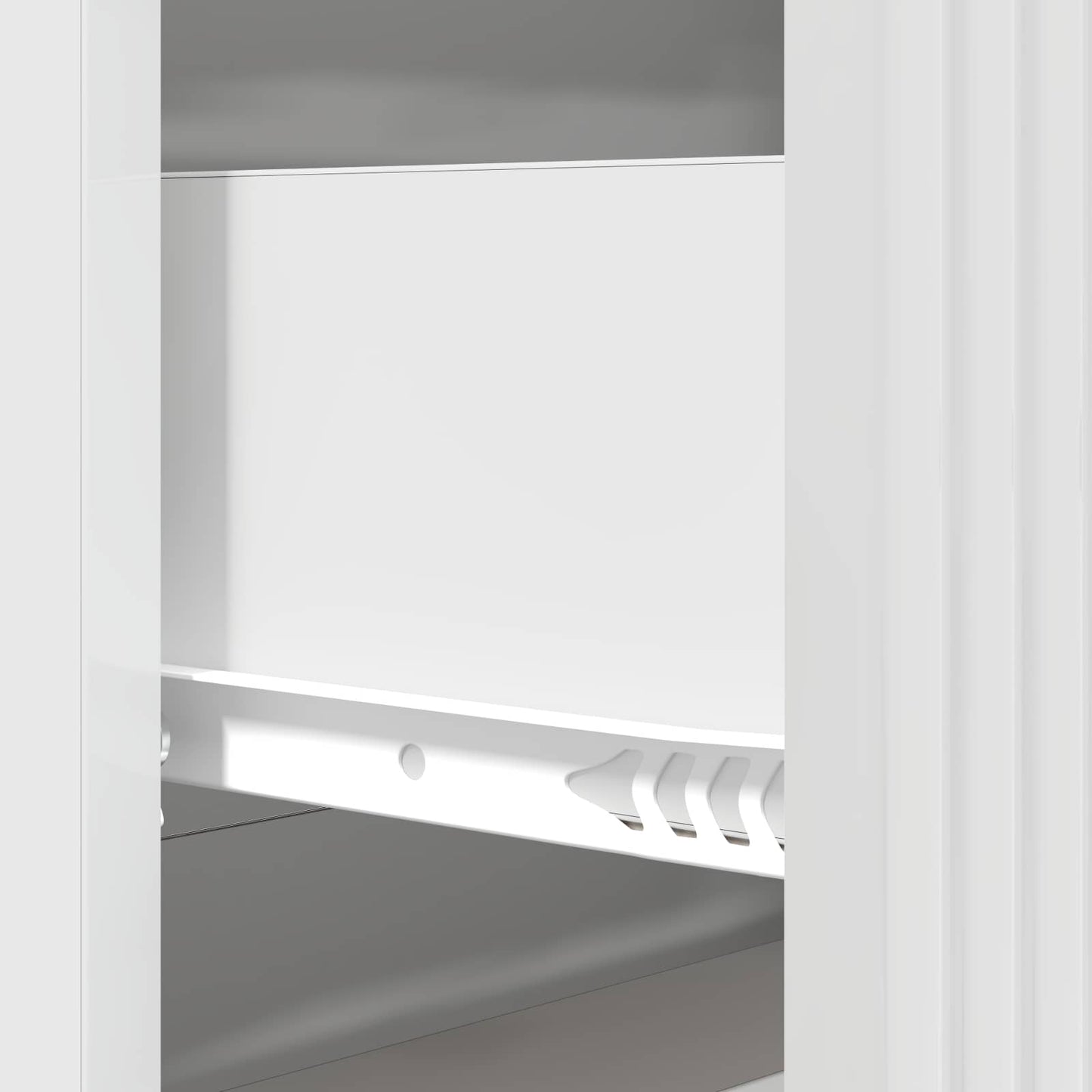 Ladenkast Hoogglans Wit 66 x 34,5 x 89,5 cm Bewerkt hout is nu te koop bij PeponiXL, paradijselijk wonen!