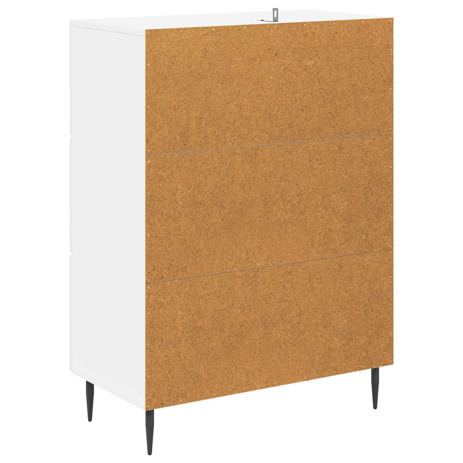 Ladenkast Hoogglans Wit 66 x 34,5 x 89,5 cm Bewerkt hout is nu te koop bij PeponiXL, paradijselijk wonen!