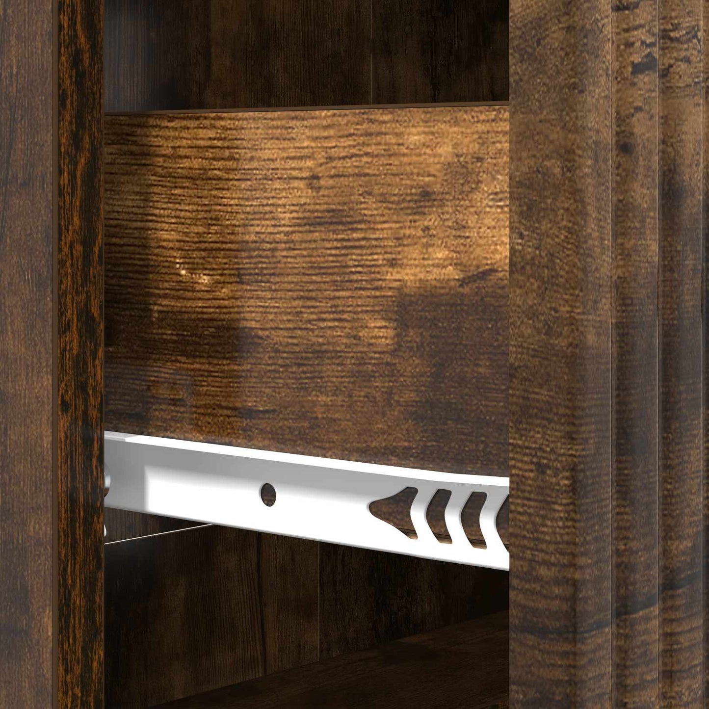 Ladenkast Gerookt eiken 66 x 34,5 x 89,5 cm Bewerkt hout is nu te koop bij PeponiXL, paradijselijk wonen!