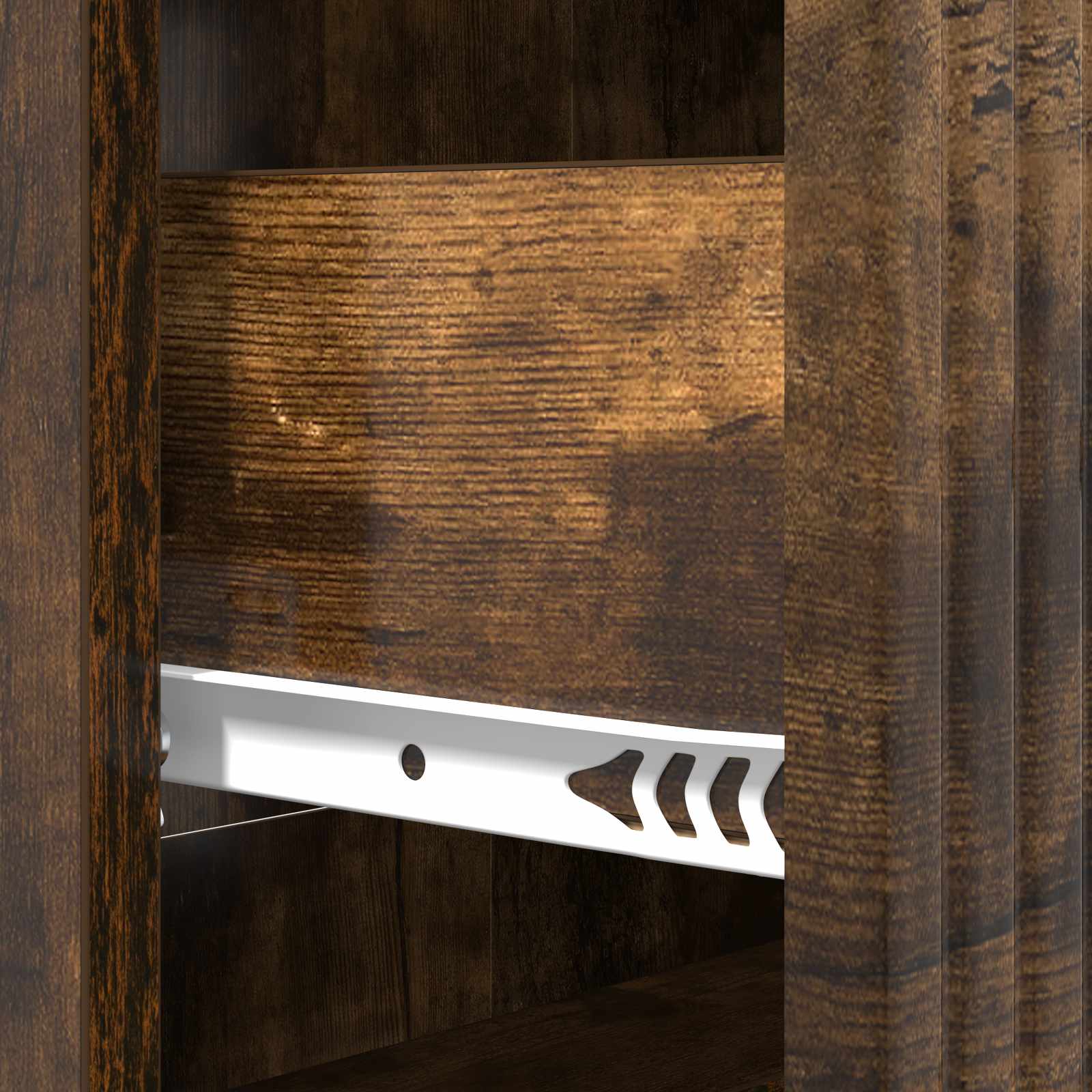 Ladenkast Gerookt eiken 66 x 34,5 x 89,5 cm Bewerkt hout is nu te koop bij PeponiXL, paradijselijk wonen!