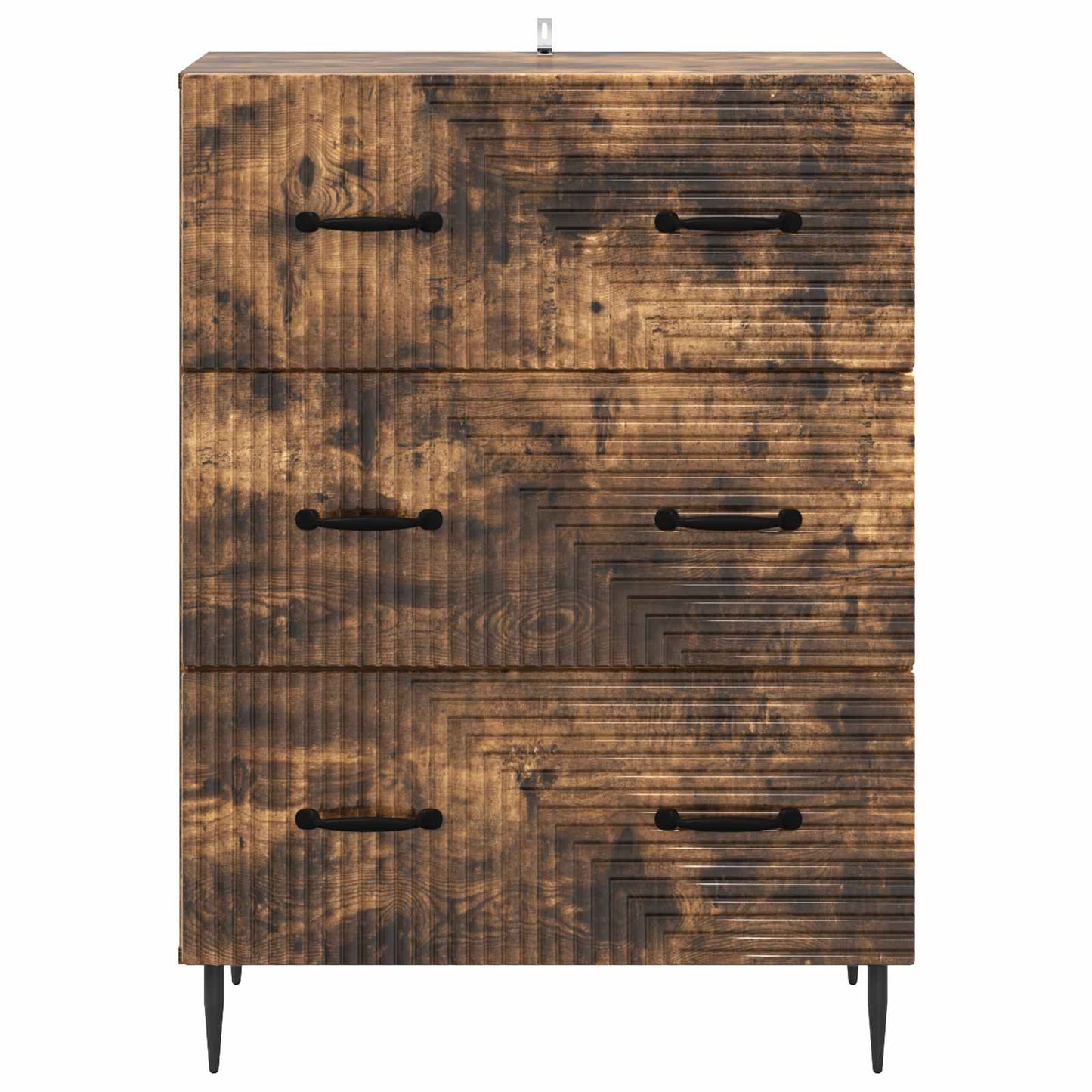 Ladenkast Gerookt eiken 66 x 34,5 x 89,5 cm Bewerkt hout is nu te koop bij PeponiXL, paradijselijk wonen!