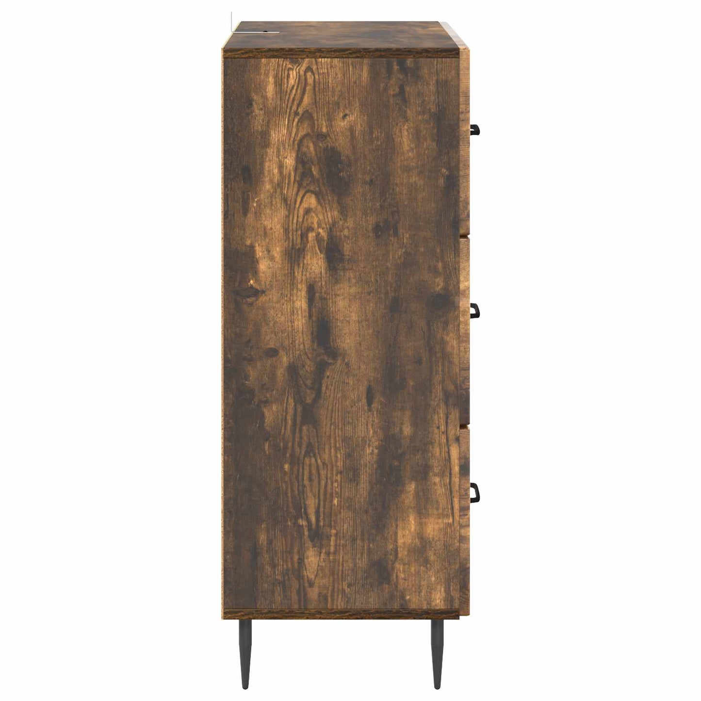 Ladenkast Gerookt eiken 66 x 34,5 x 89,5 cm Bewerkt hout is nu te koop bij PeponiXL, paradijselijk wonen!