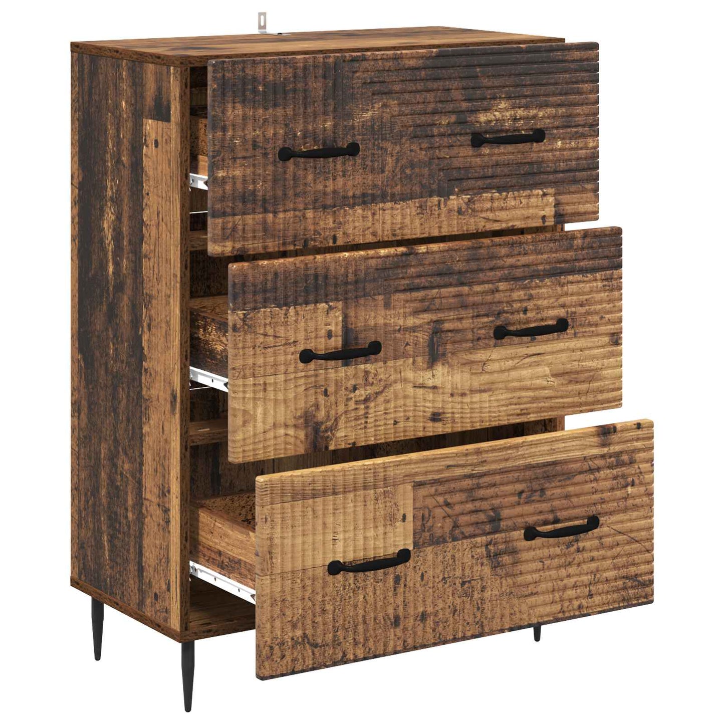 Ladenkast Oud hout 66 x 34,5 x 89,5 cm Bewerkt hout is nu te koop bij PeponiXL, paradijselijk wonen!
