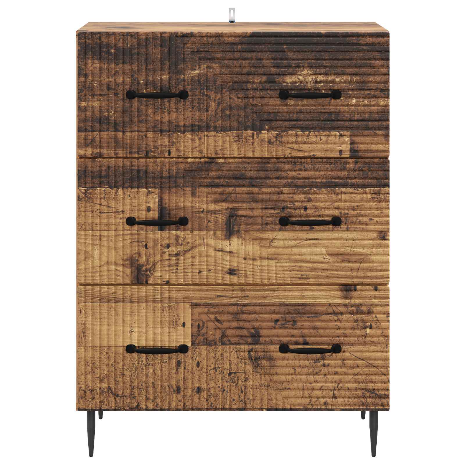 Ladenkast Oud hout 66 x 34,5 x 89,5 cm Bewerkt hout is nu te koop bij PeponiXL, paradijselijk wonen!