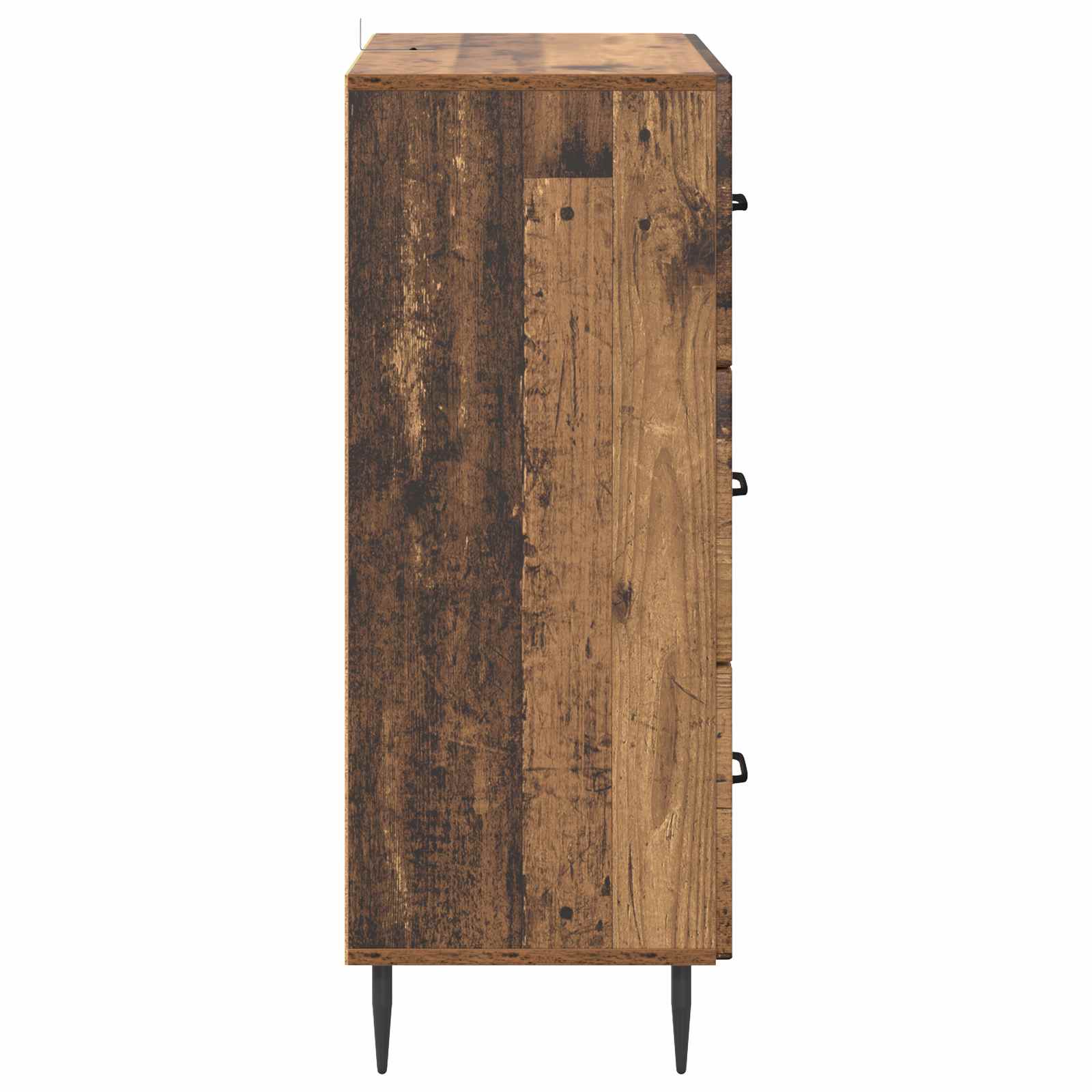 Ladenkast Oud hout 66 x 34,5 x 89,5 cm Bewerkt hout is nu te koop bij PeponiXL, paradijselijk wonen!