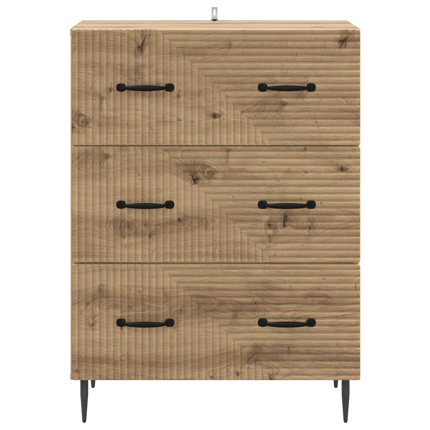 Ladenkast Artisanaal eiken 66 x 34,5 x 89,5 cm Bewerkt hout is nu te koop bij PeponiXL, paradijselijk wonen!