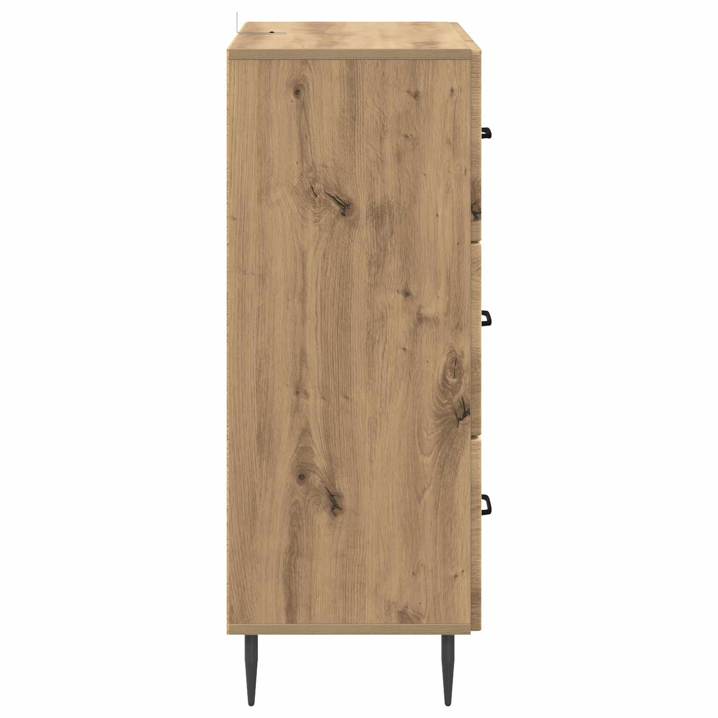 Ladenkast Artisanaal eiken 66 x 34,5 x 89,5 cm Bewerkt hout is nu te koop bij PeponiXL, paradijselijk wonen!