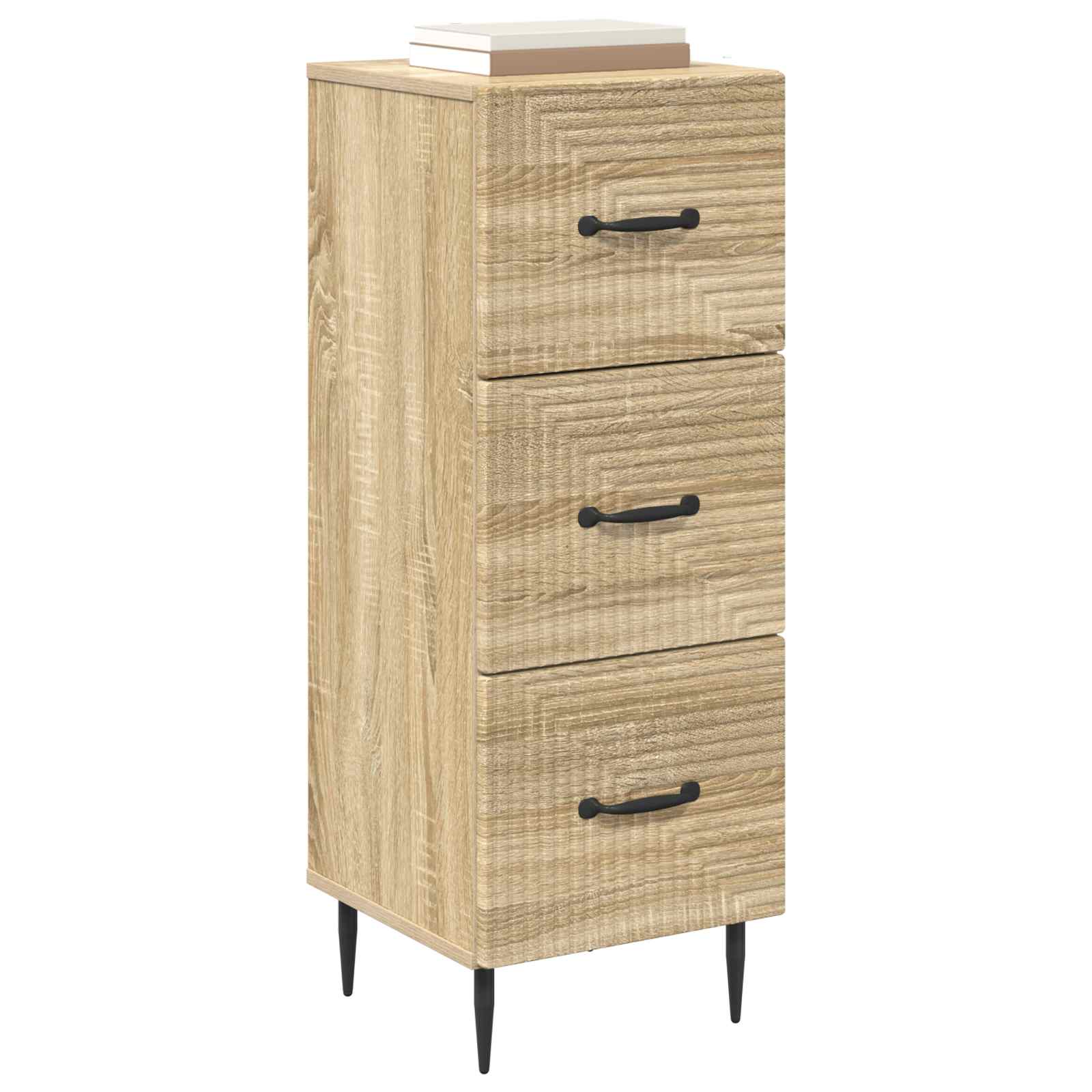 Ladenkast Sonoma Eiken 33 x 34,5 x 89,5 cm Bewerkt hout is nu te koop bij PeponiXL, paradijselijk wonen!