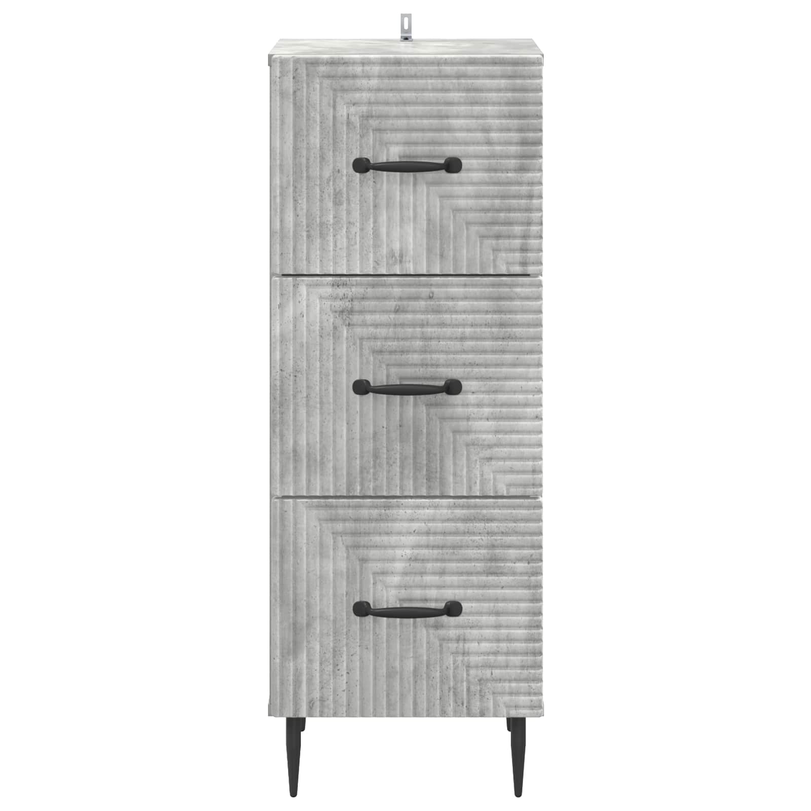 Ladenkast Betongrijs 33 x 34,5 x 89,5 cm Bewerkt hout is nu te koop bij PeponiXL, paradijselijk wonen!