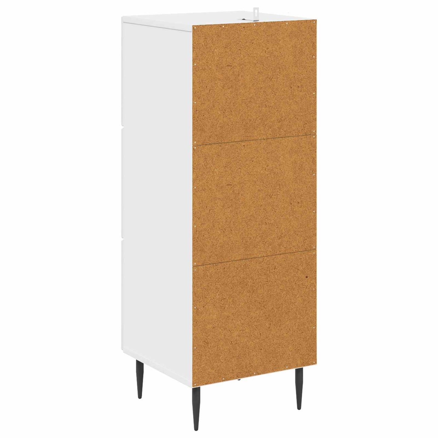 Ladenkast Hoogglans Wit 33 x 34,5 x 89,5 cm Bewerkt hout is nu te koop bij PeponiXL, paradijselijk wonen!