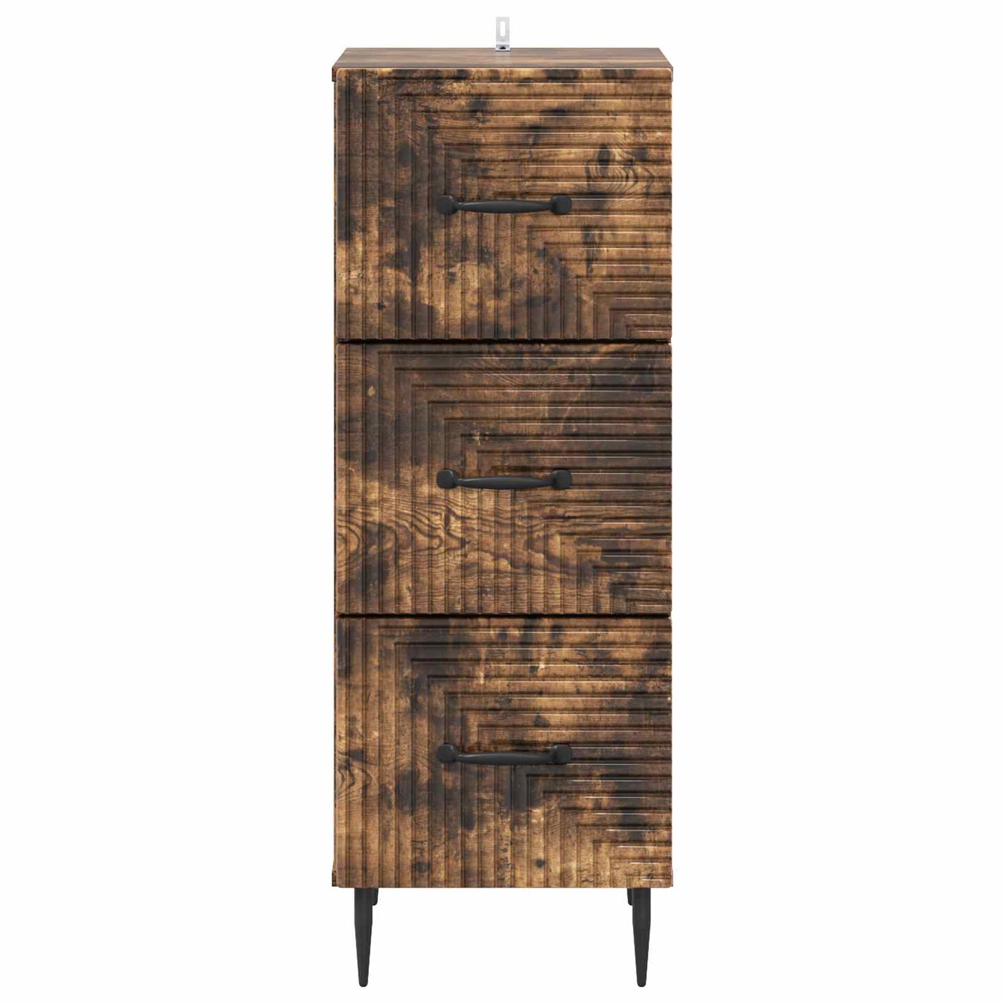 Ladenkast Gerookt eiken 33 x 34,5 x 89,5 cm Bewerkt hout is nu te koop bij PeponiXL, paradijselijk wonen!