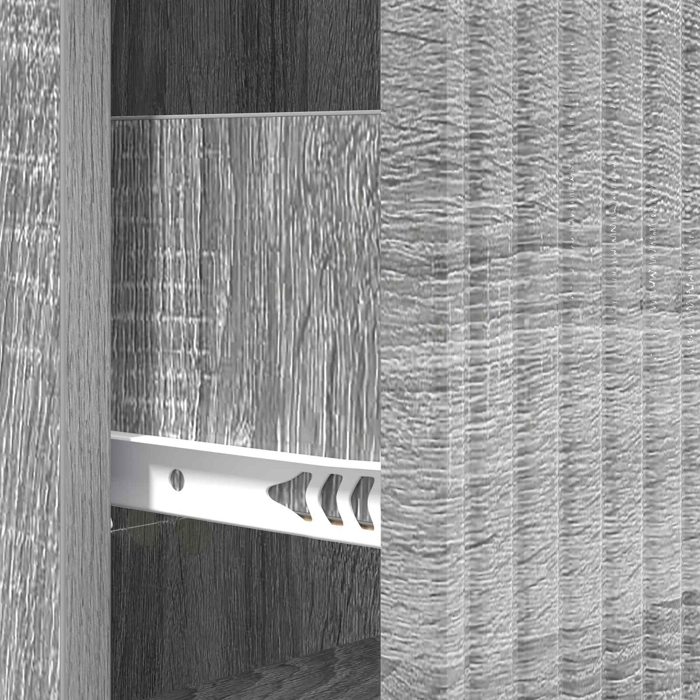 Ladenkast Grijs sonoma 33 x 34,5 x 89,5 cm Bewerkt hout is nu te koop bij PeponiXL, paradijselijk wonen!