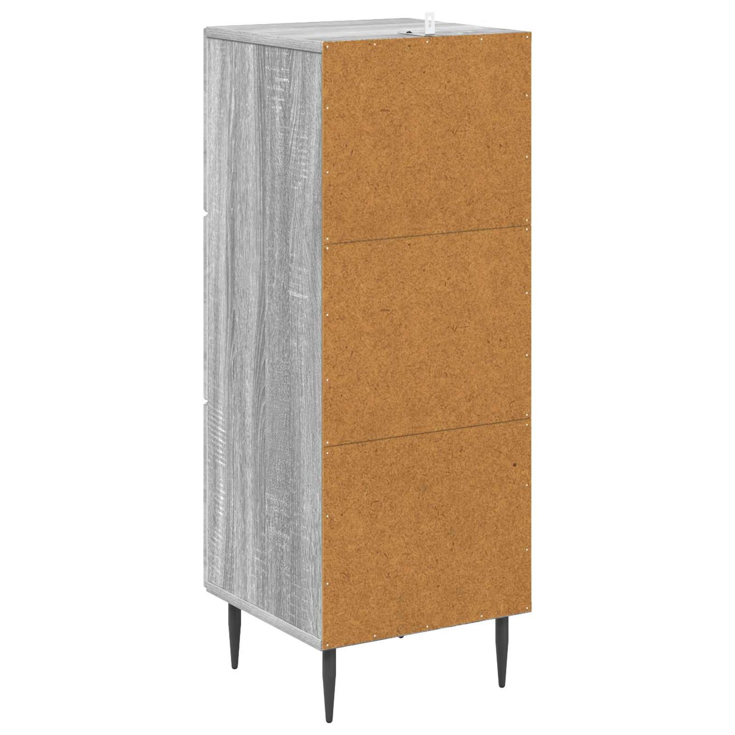 Ladenkast Grijs sonoma 33 x 34,5 x 89,5 cm Bewerkt hout is nu te koop bij PeponiXL, paradijselijk wonen!