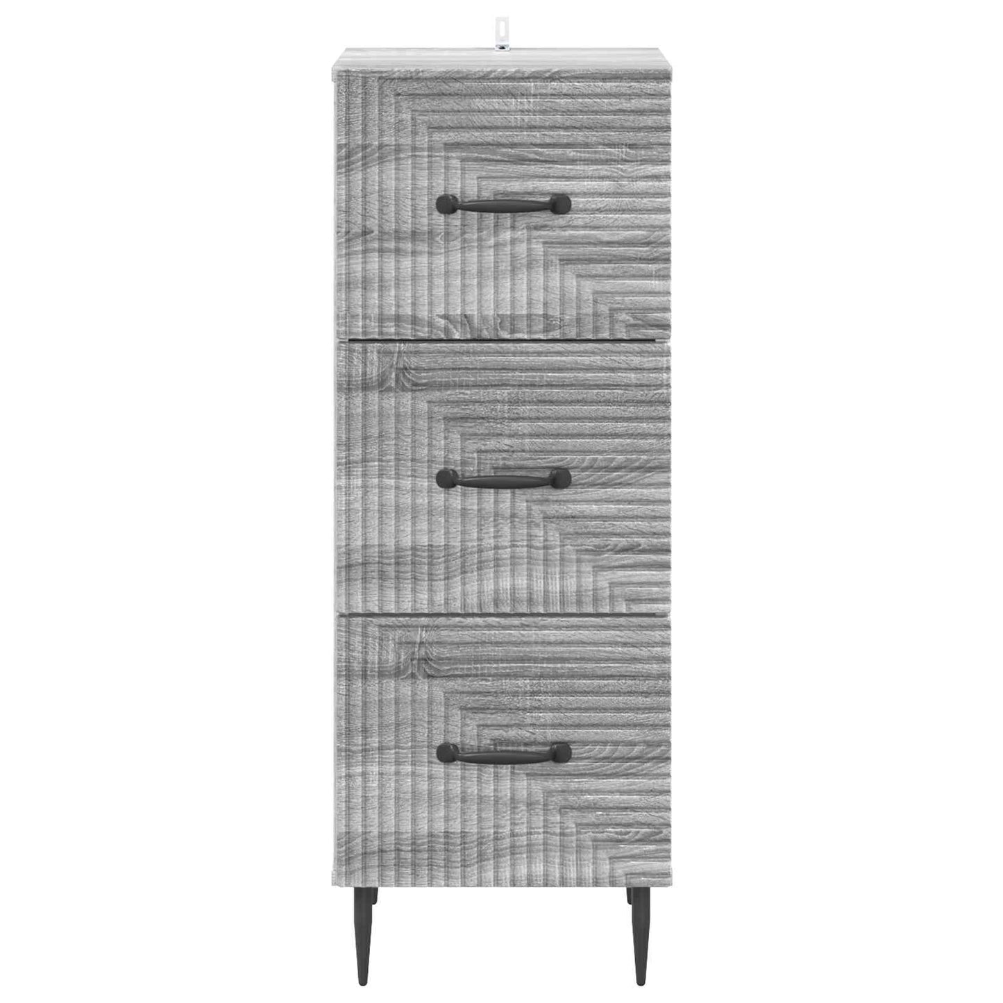 Ladenkast Grijs sonoma 33 x 34,5 x 89,5 cm Bewerkt hout is nu te koop bij PeponiXL, paradijselijk wonen!