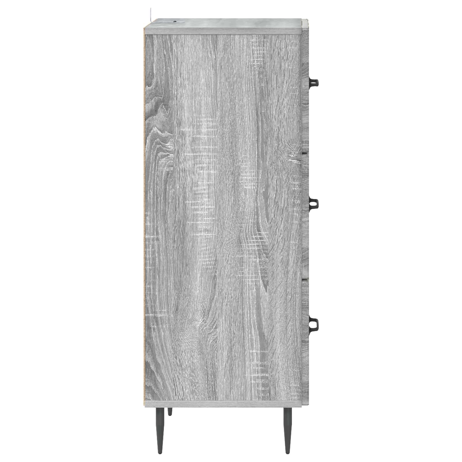 Ladenkast Grijs sonoma 33 x 34,5 x 89,5 cm Bewerkt hout is nu te koop bij PeponiXL, paradijselijk wonen!